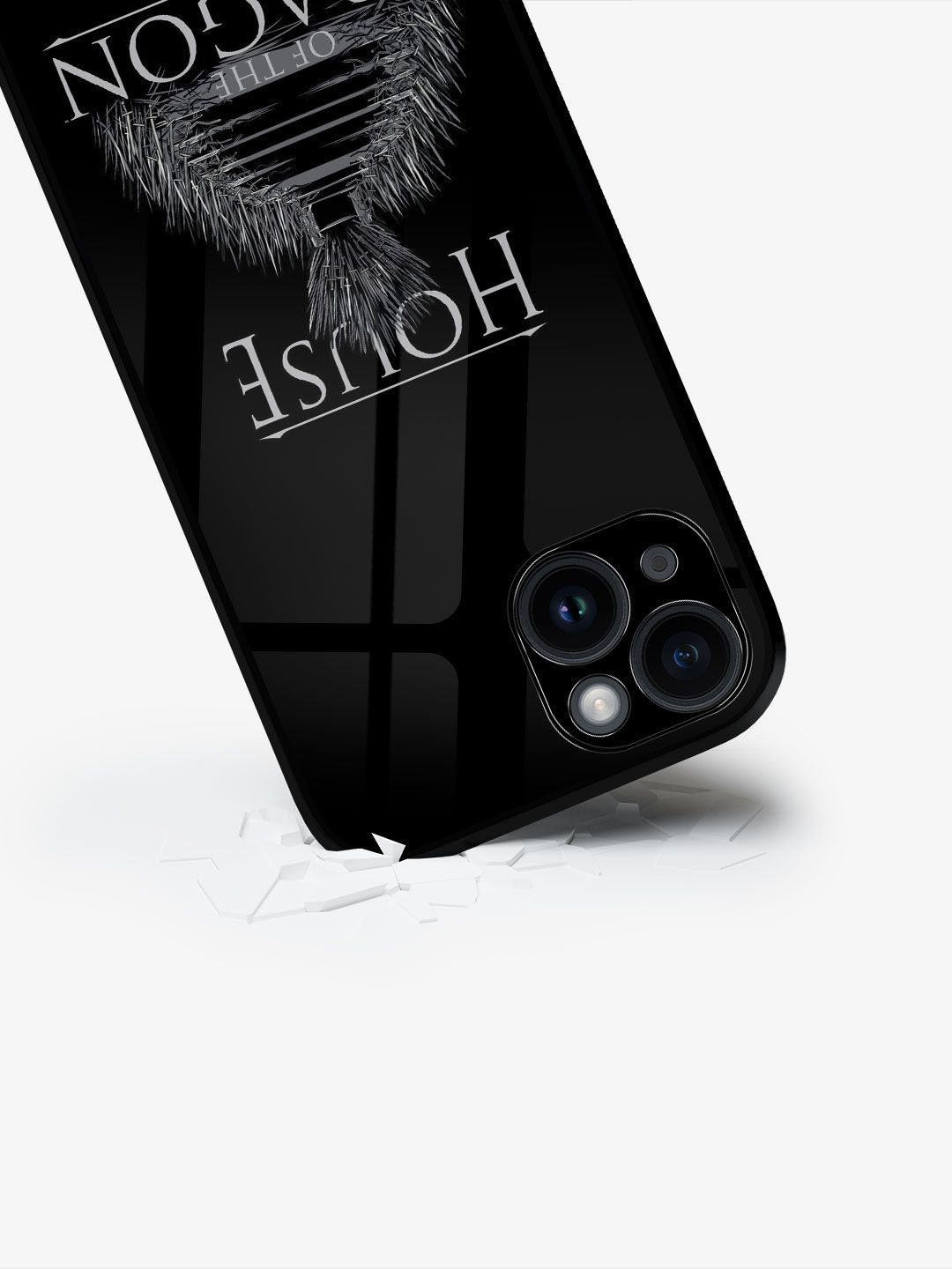 

macmerise Quirky Printed iPhone 15 Plus Back Case Mobile Accessories, Black