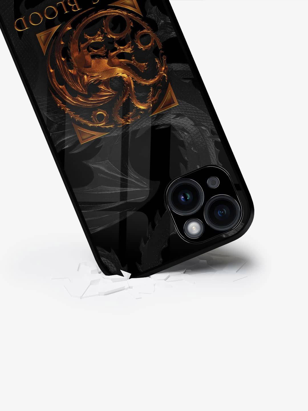 

macmerise Quirky Printed iPhone 15 Back Case Mobile Accessories, Black