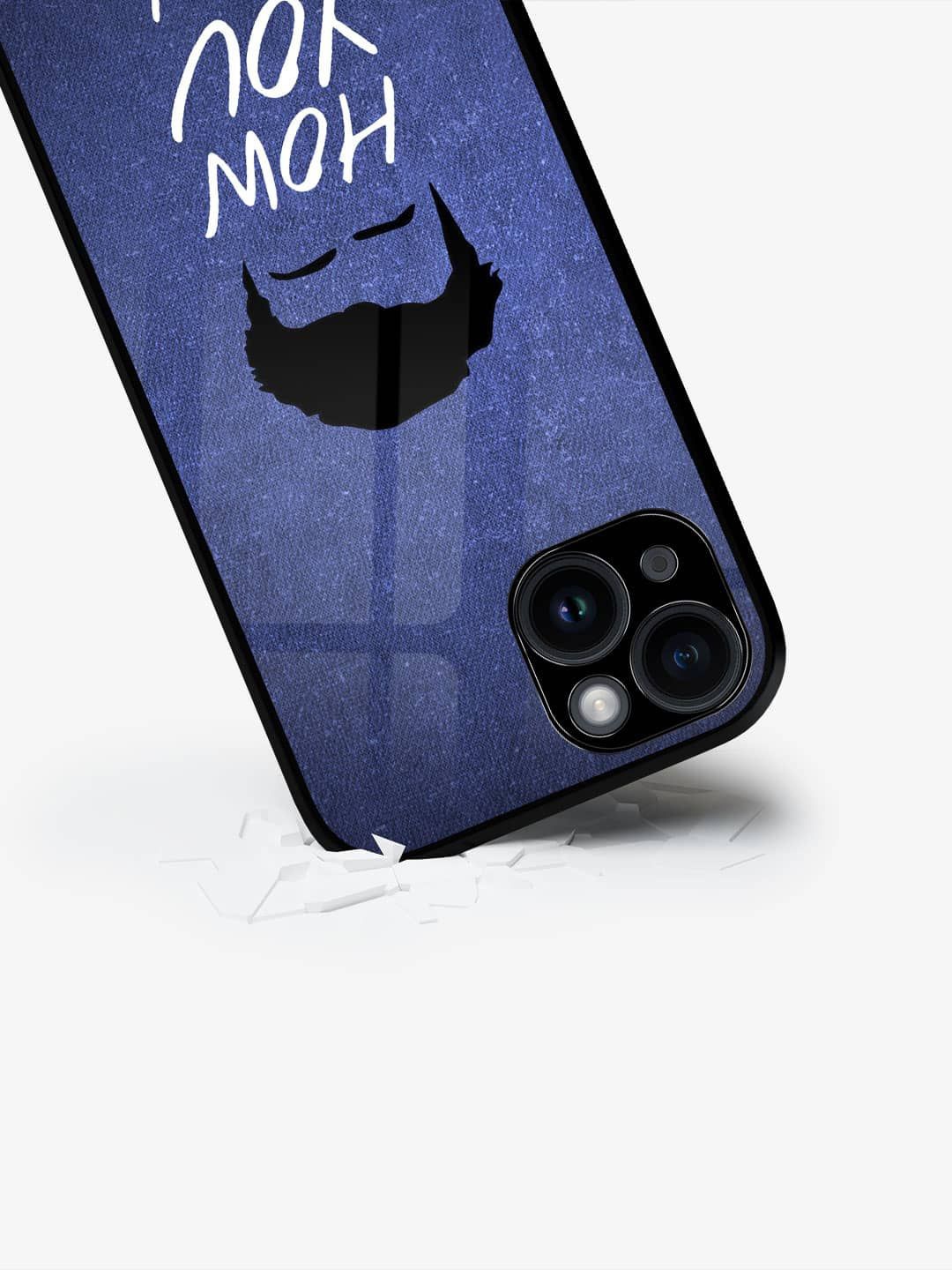 

macmerise Typography Printed iPhone 15 Back Case Mobile Accessories, Blue