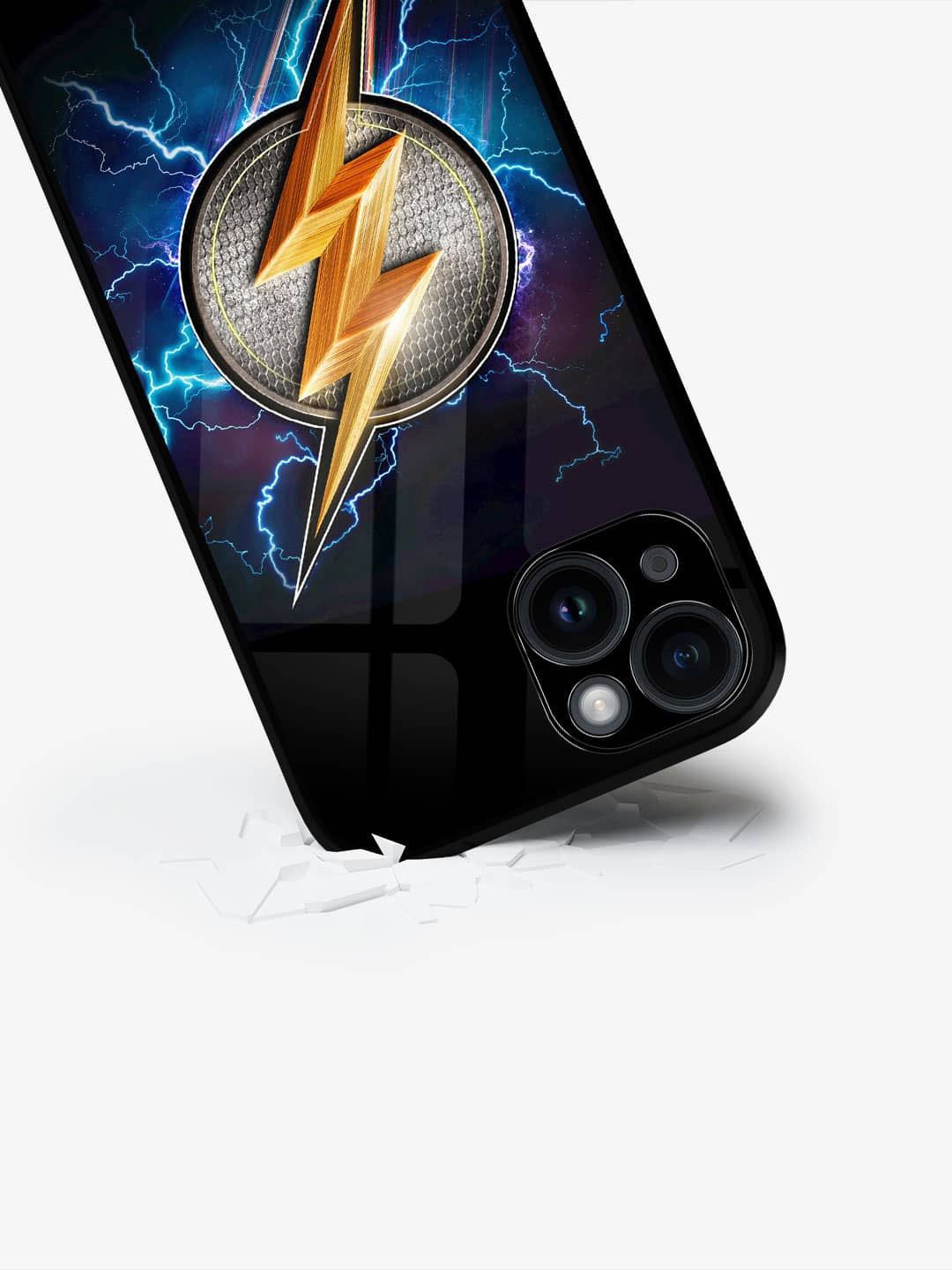 

macmerise Superhero Printed iPhone 15 Plus Back Case Mobile Accessories, Black