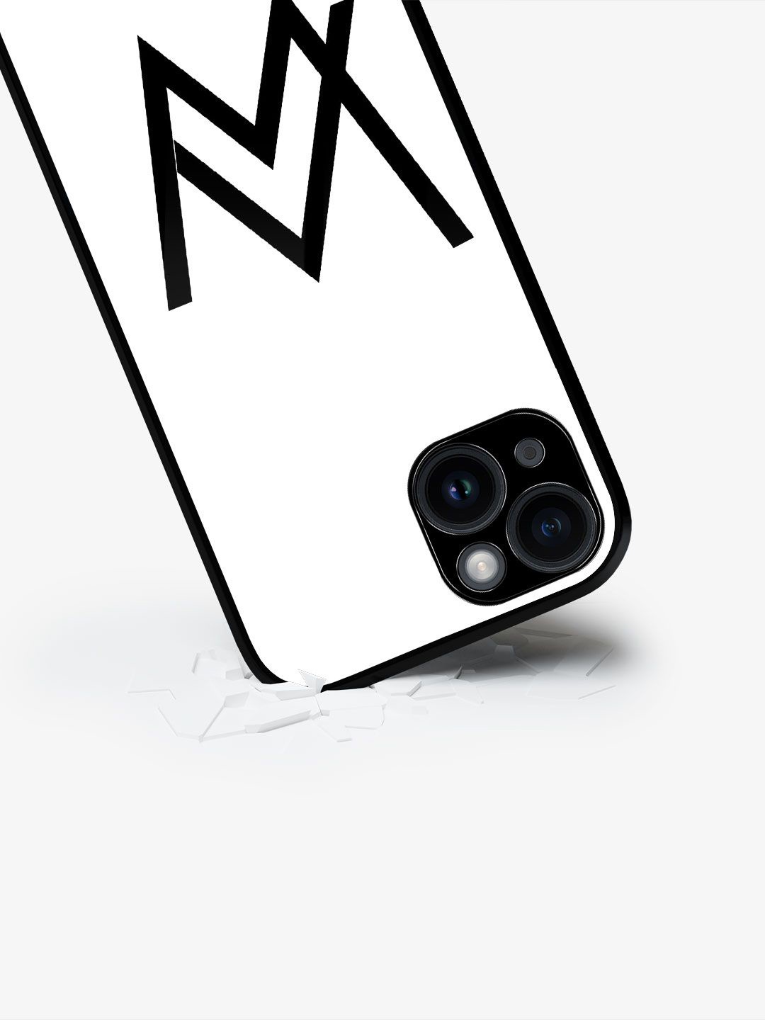 

macmerise Quirky Printed iPhone 15 Plus Back Case Mobile Accessories, White