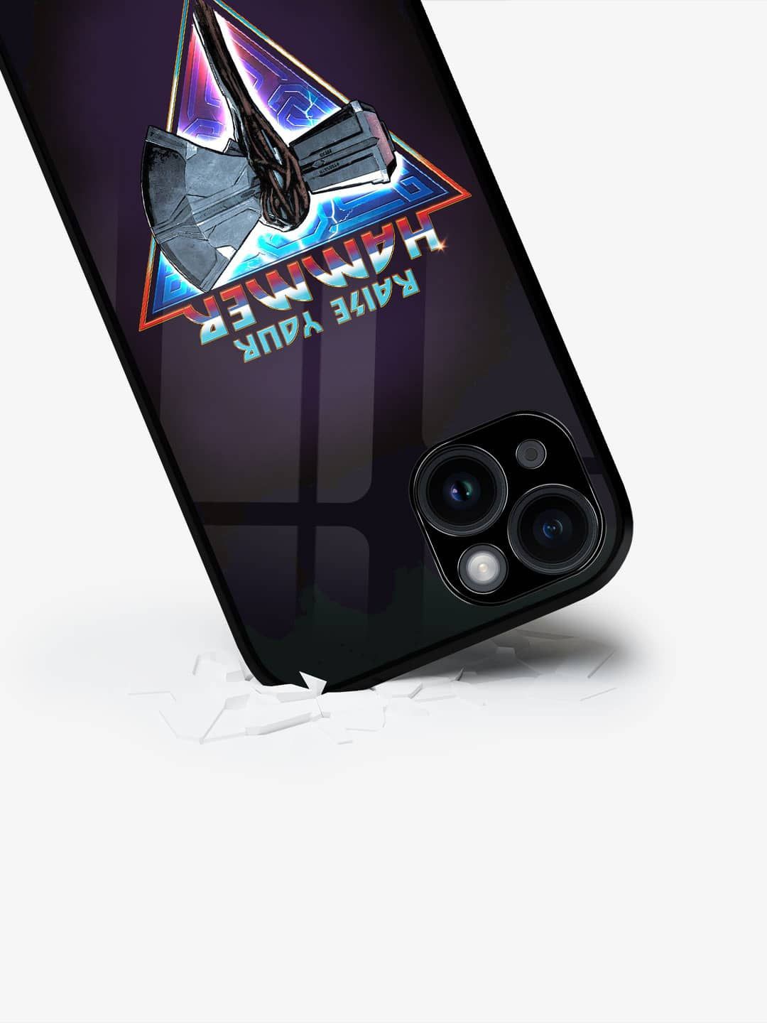 

macmerise Superhero Printed iPhone 15 Back Case Mobile Accessories, Black