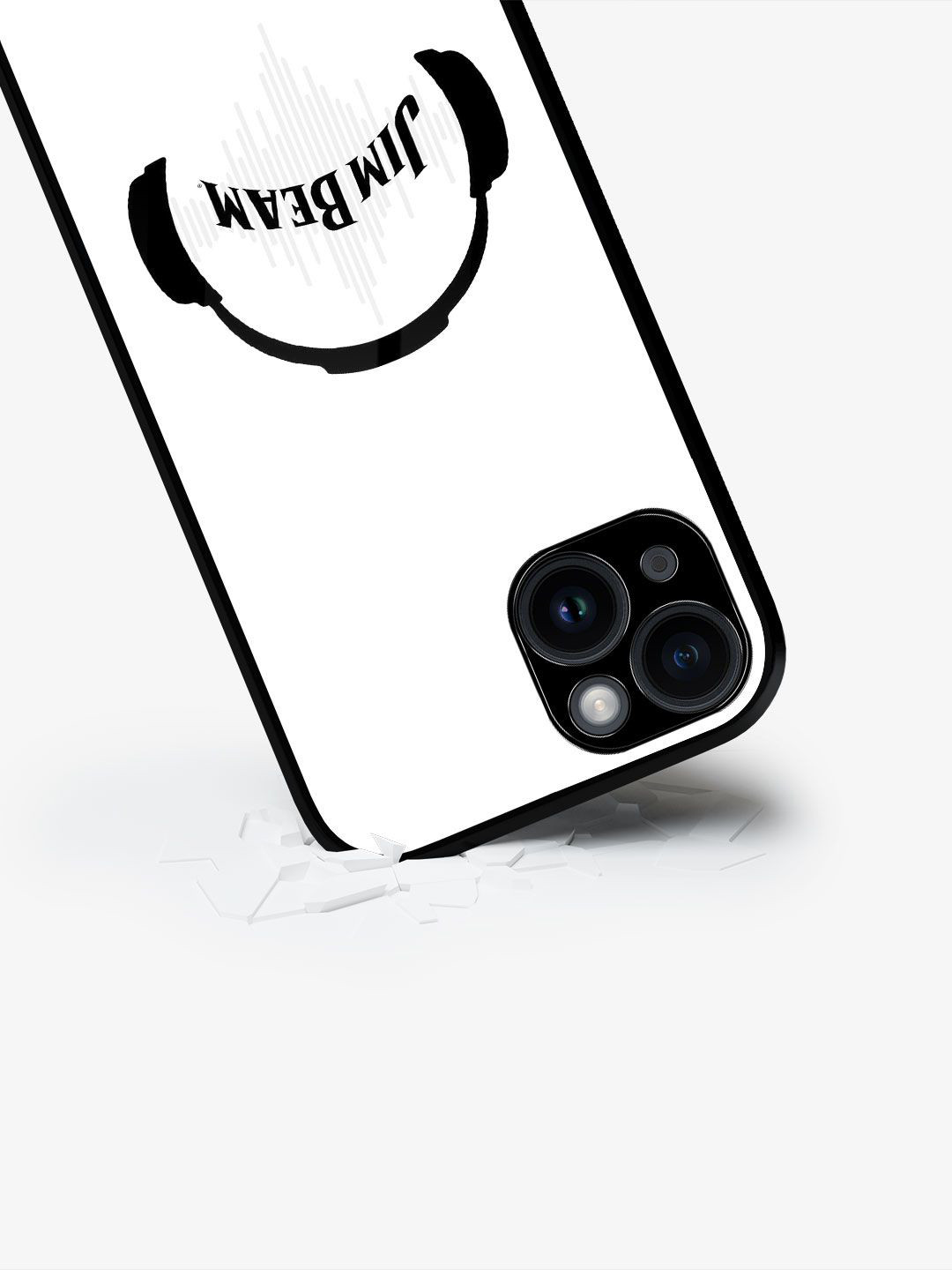 

macmerise Typography Printed iPhone 15 Plus Back Case Mobile Accessories, White