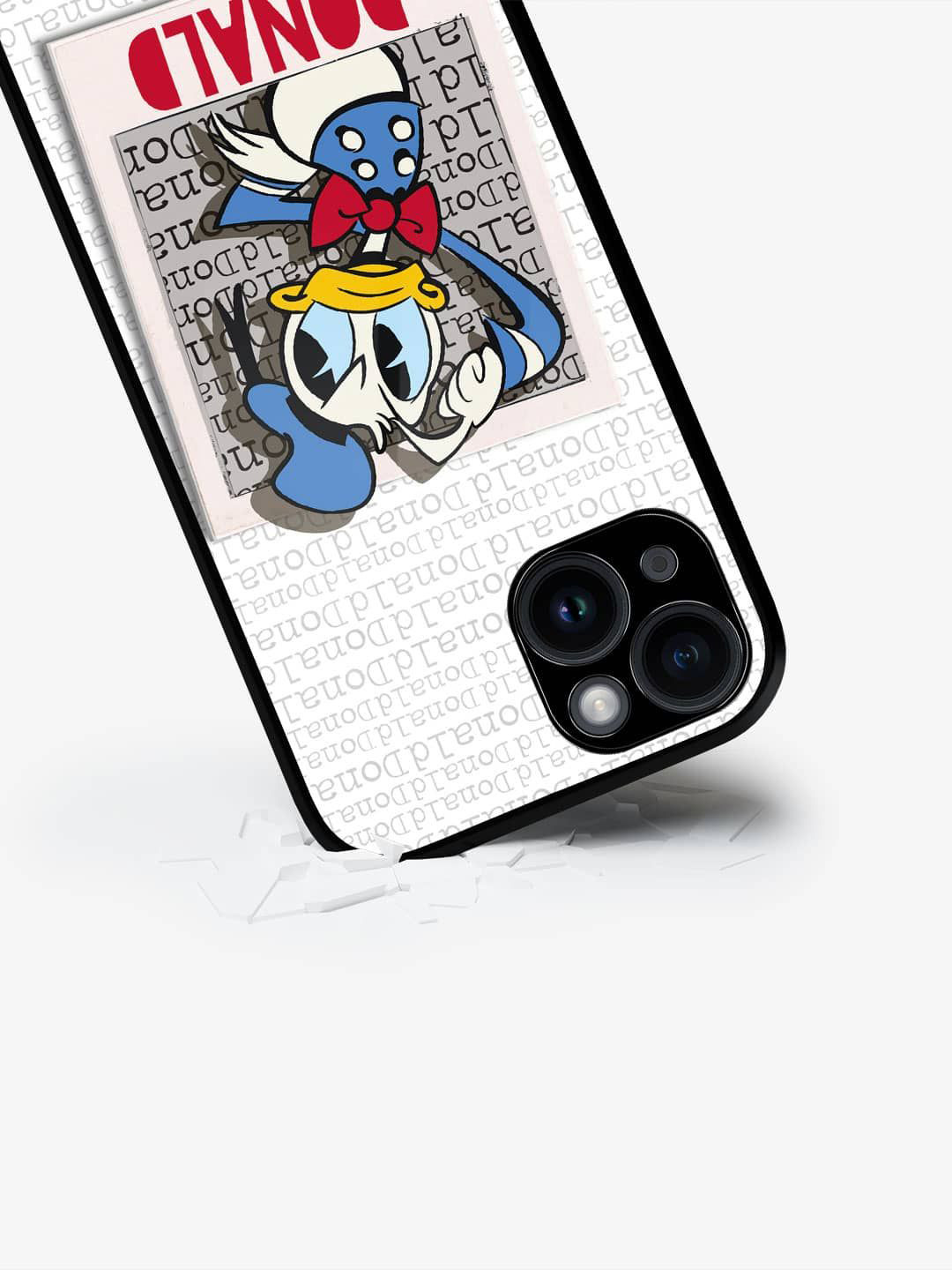 

macmerise Cartoon Characters Printed iPhone 15 Back Case Mobile Accessories, White