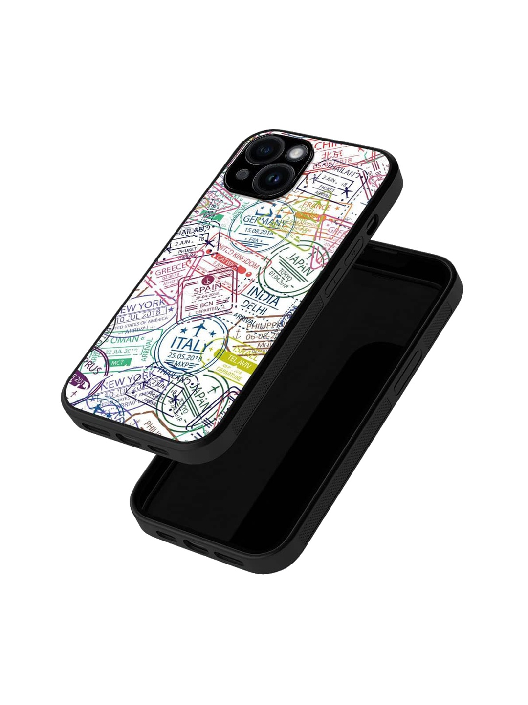 

macmerise Typography Printed iPhone 15 Back Case Mobile Accessories, White