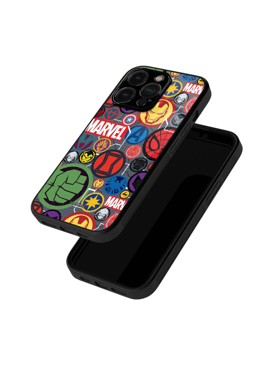 

macmerise Superhero Printed iPhone 15 Pro Back Case Mobile Accessories, Green