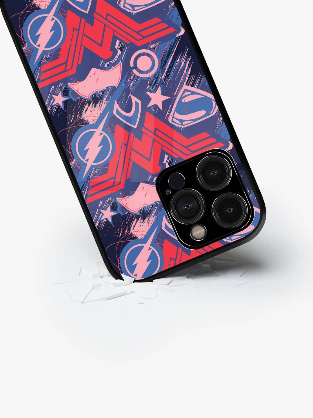 

macmerise Abstract Printed iPhone 15 Pro Max Back Case Mobile Accessories, Red