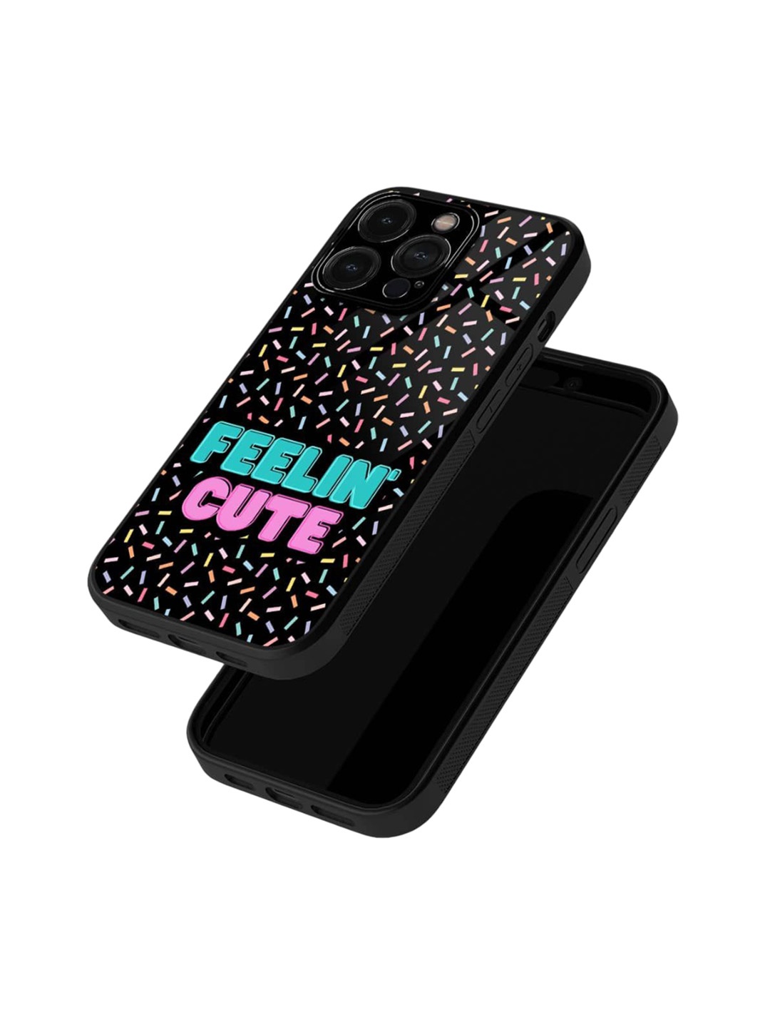

macmerise Typography Printed iPhone 15 Pro Back Case Mobile Accessories, Green