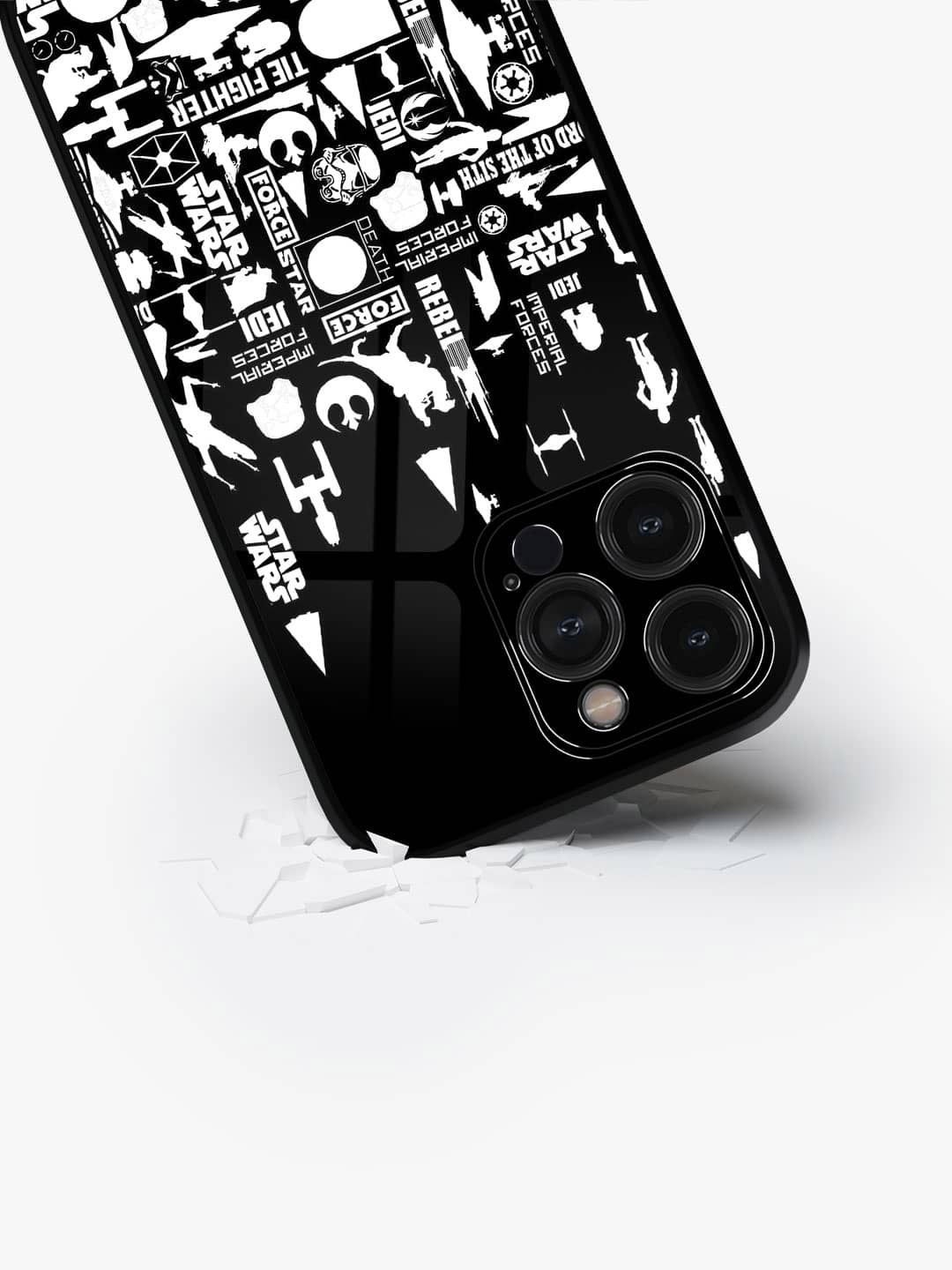 

macmerise Conversational Printed iPhone 15 Pro Max Back Case Mobile Accessories, Black