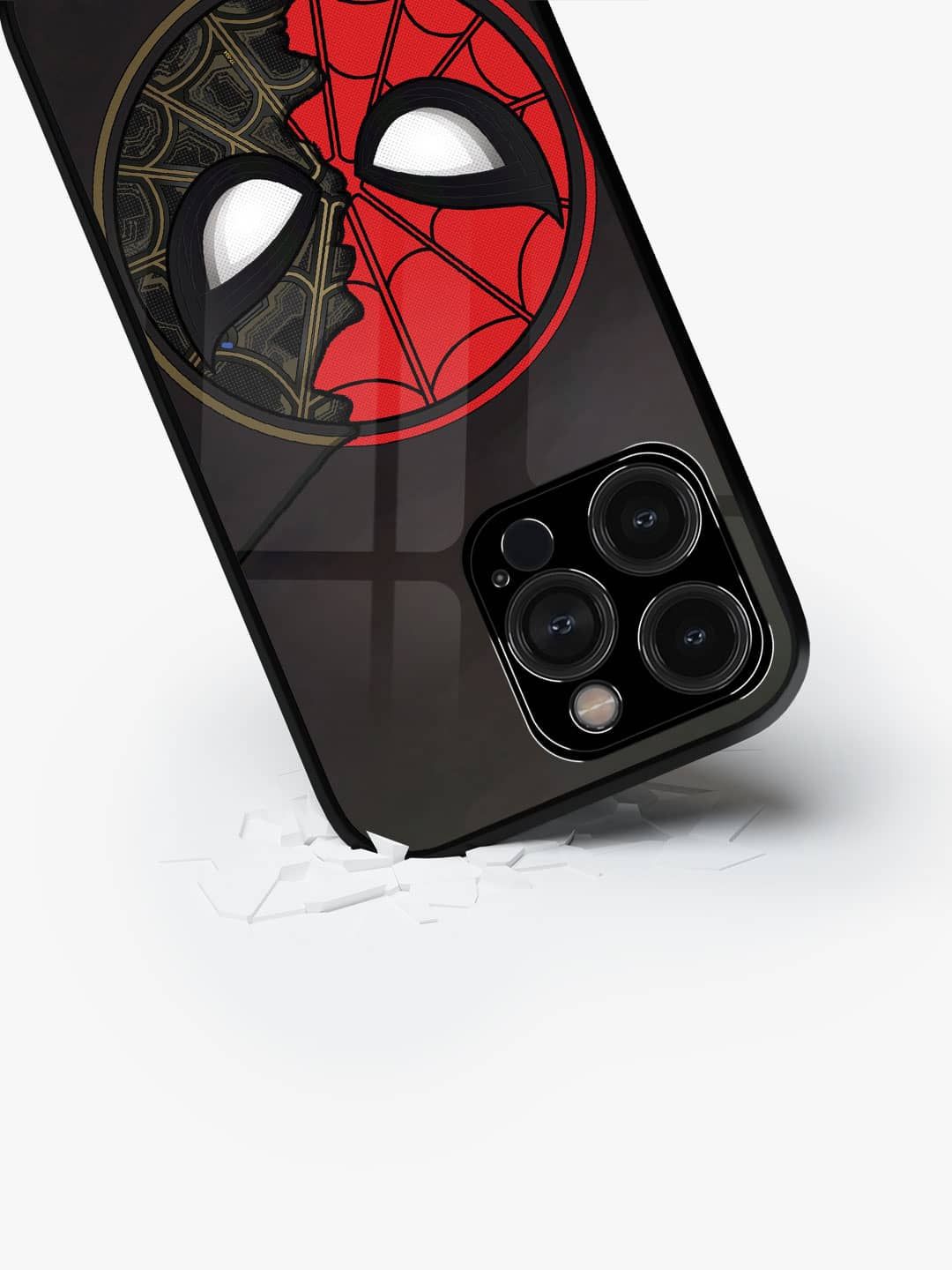 

macmerise Superhero Printed iPhone 15 Pro Back Case Mobile Accessories, Black