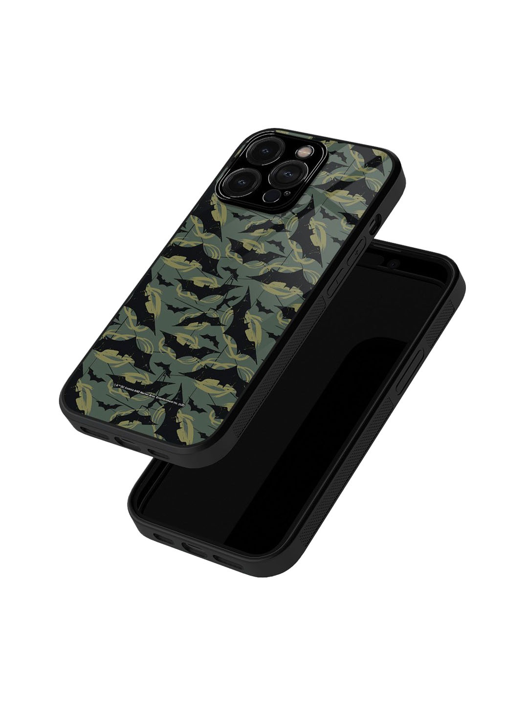 

macmerise Abstract Printed iPhone 15 Pro Max Back Case Mobile Accessories, Green