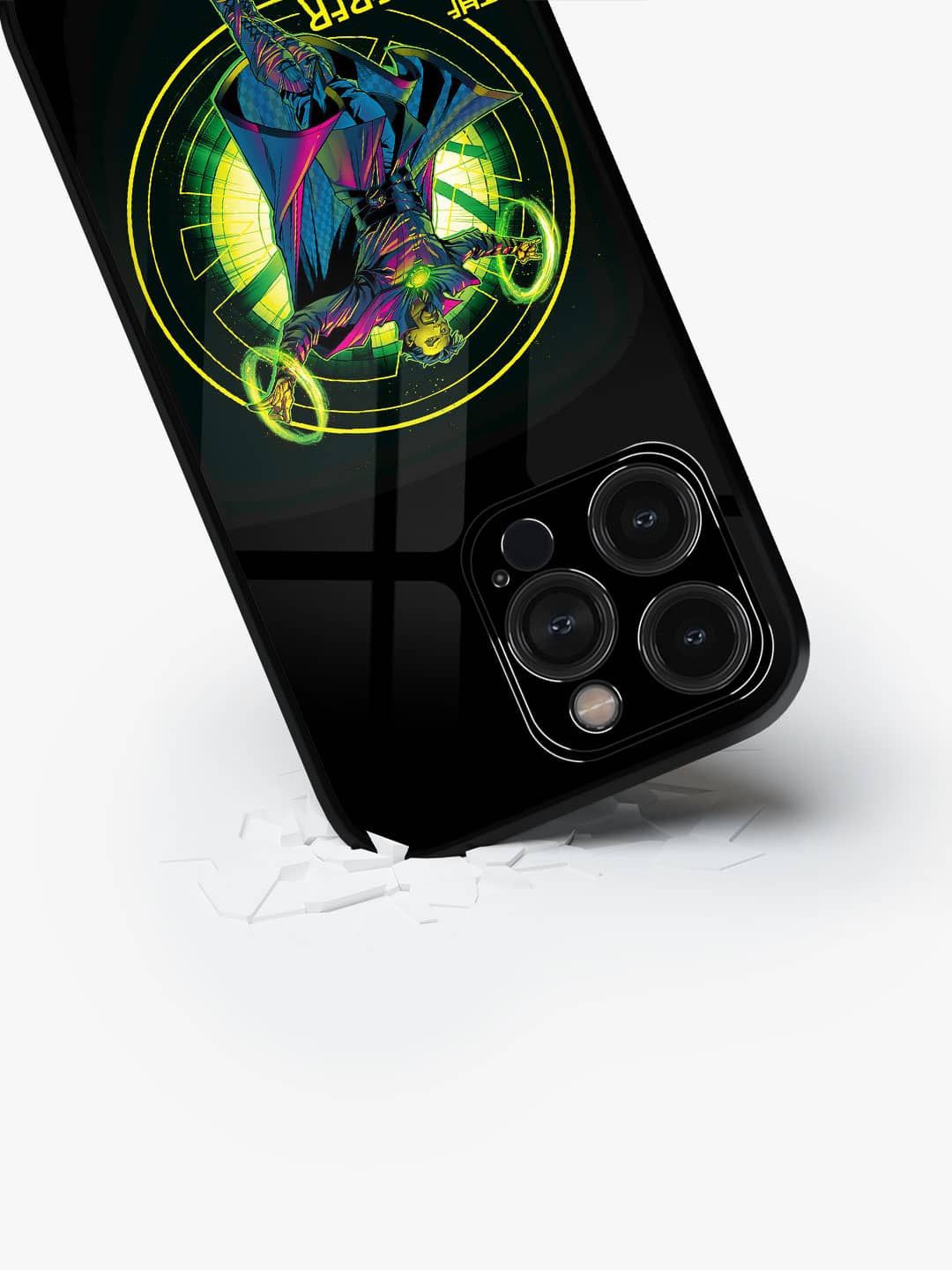 

macmerise Superhero Printed iPhone 15 Pro Back Case Mobile Accessories, Green