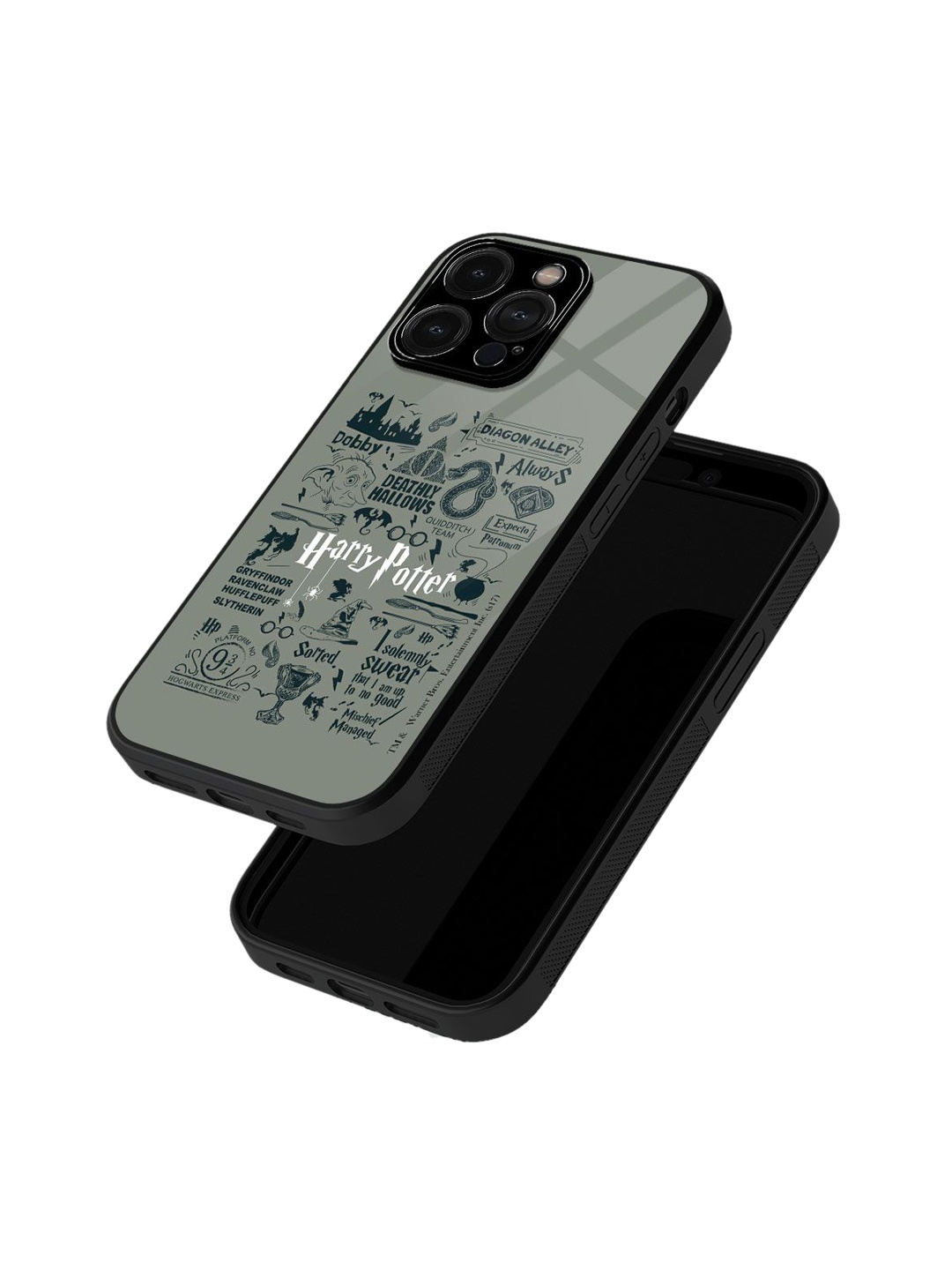 

macmerise Abstract Printed iPhone 15 Pro Max Back Case Mobile Accessories, Grey