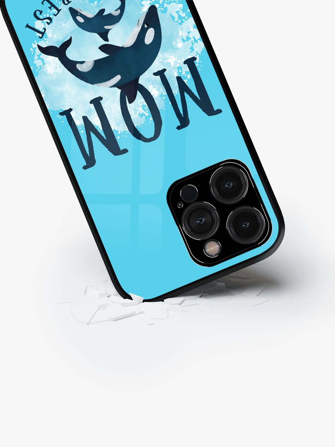 

macmerise Typography Printed iPhone 15 Pro Max Back Case Mobile Accessories, Blue