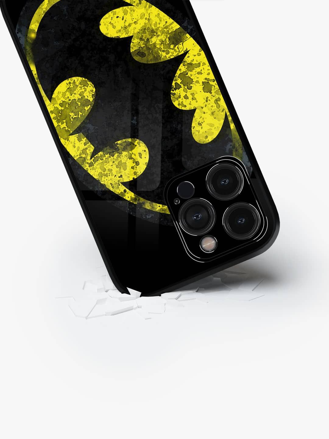 

macmerise Superhero Printed iPhone 15 Pro Max Back Case Mobile Accessories, Black