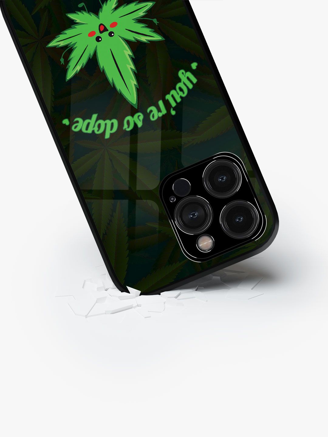 

macmerise Typography Printed iPhone 15 Pro Back Case Mobile Accessories, Green