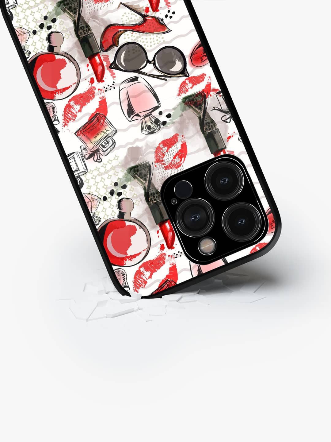 

macmerise Conversational Printed iPhone 15 Pro Back Case Mobile Accessories, White
