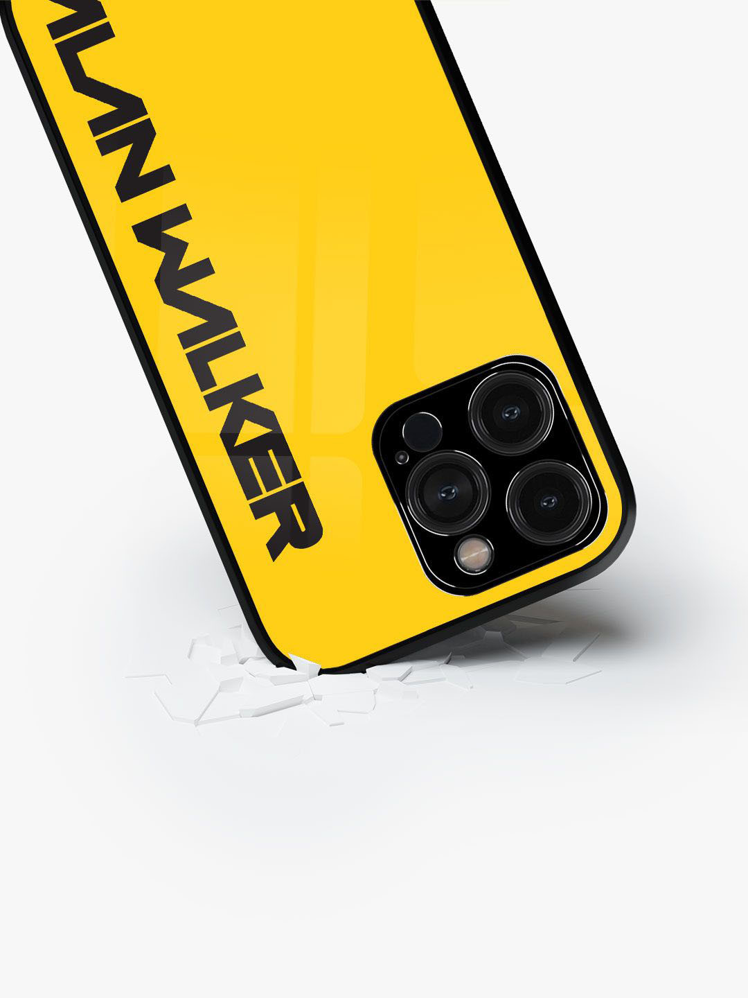 

macmerise Typography Printed iPhone 15 Pro Max Back Case Mobile Accessories, Yellow
