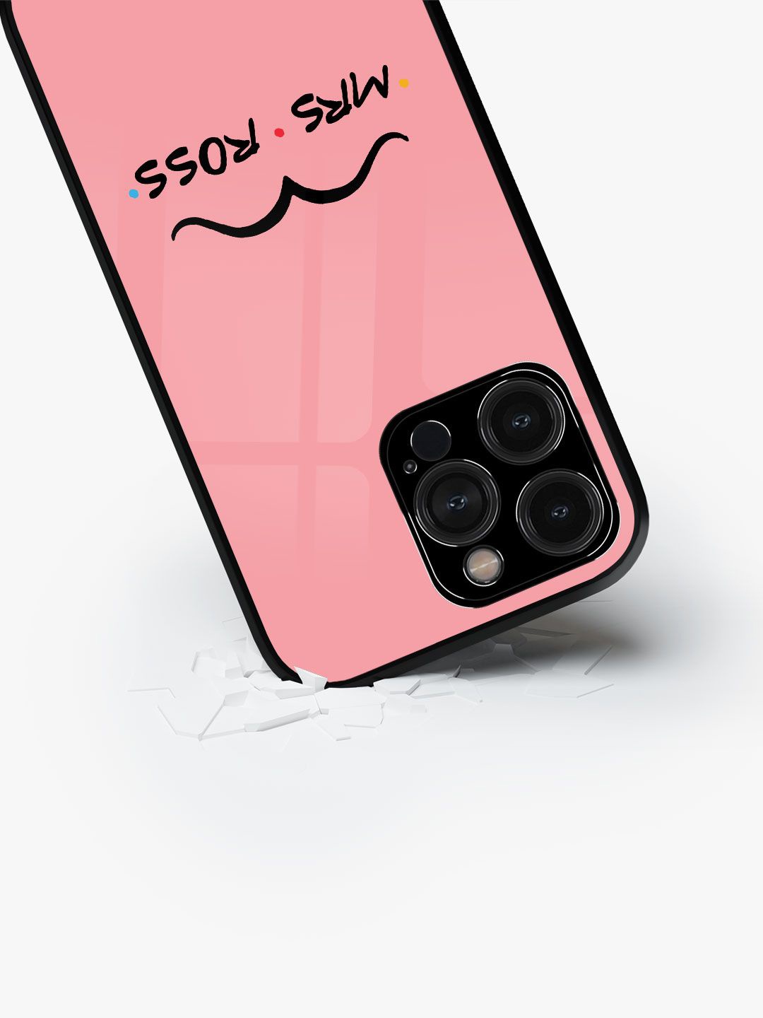 

macmerise Typography Printed iPhone 15 Pro Max Back Case Mobile Accessories, Pink