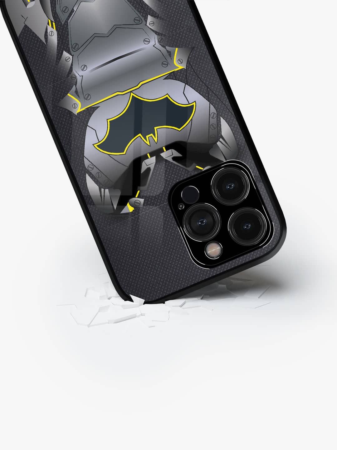 

macmerise Superhero Printed iPhone 15 Pro Max Back Case Mobile Accessories, Black