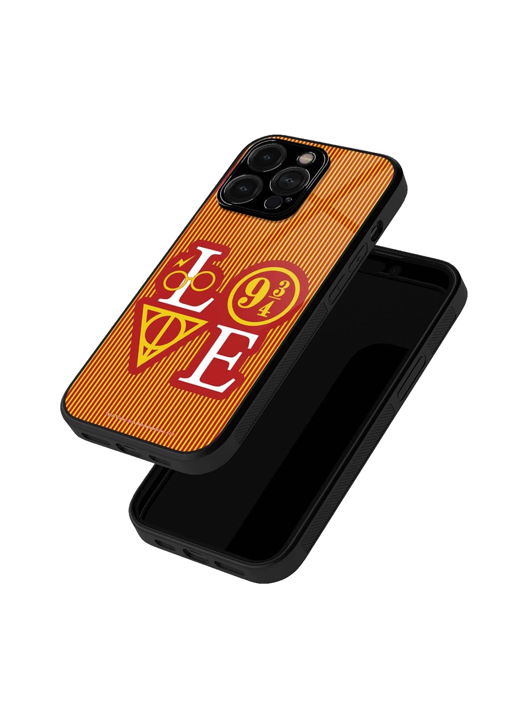 

macmerise Typography Printed iPhone 15 Pro Max Back Case Mobile Accessories, Mustard