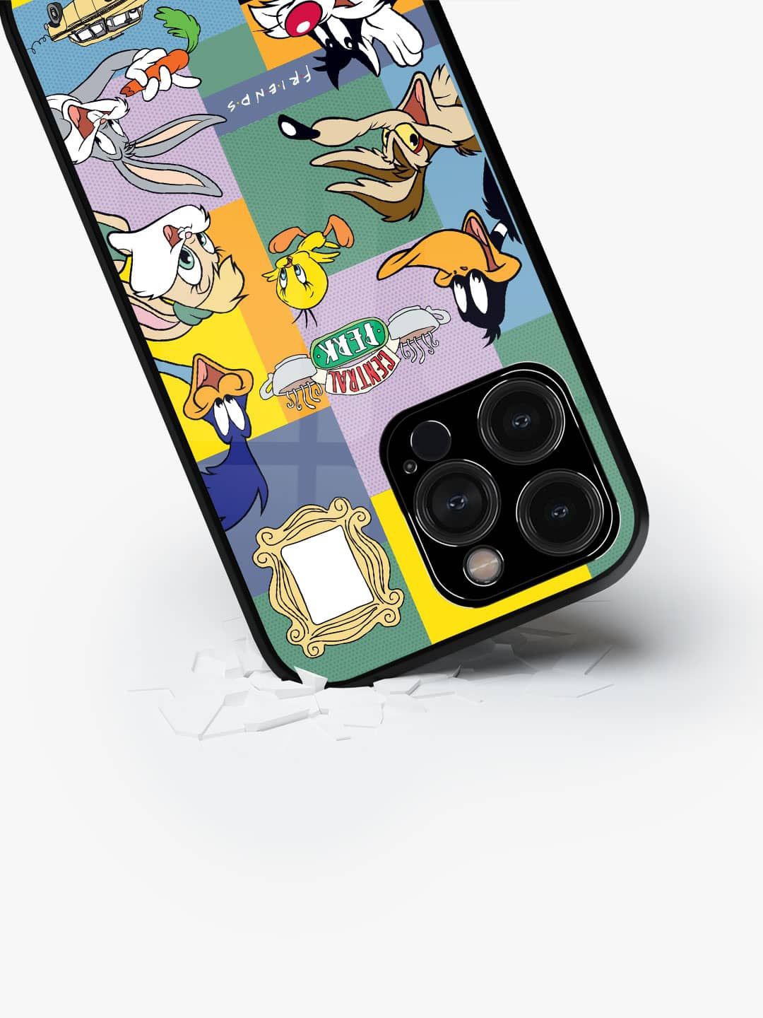 

macmerise Cartoon Characters Printed iPhone 15 Pro Max Back Case Mobile Accessories, Yellow