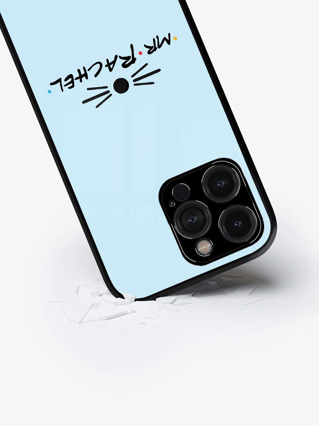 

macmerise Typography Printed iPhone 15 Pro Max Back Case Mobile Accessories, Blue