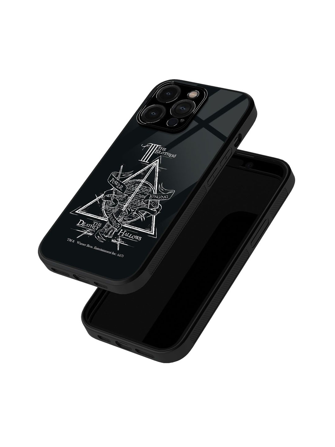 

macmerise Typography Printed iPhone 15 Pro Max Back Case Mobile Accessories, Black