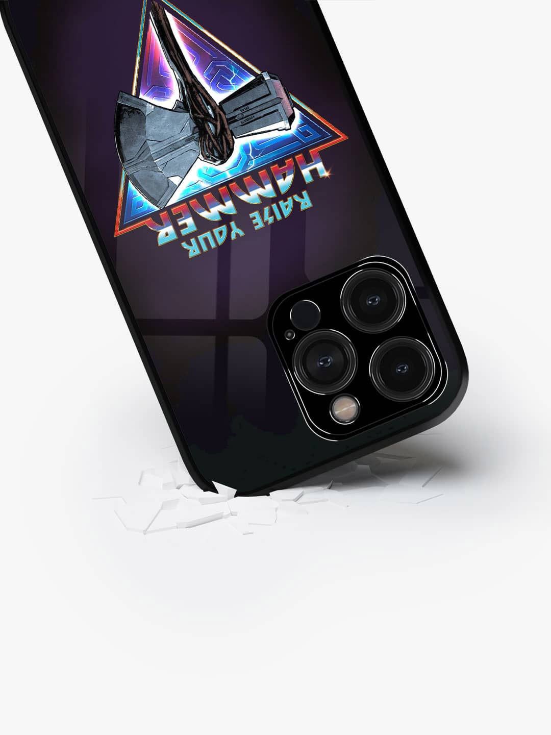 

macmerise Superhero Printed iPhone 15 Pro Back Case Mobile Accessories, Black