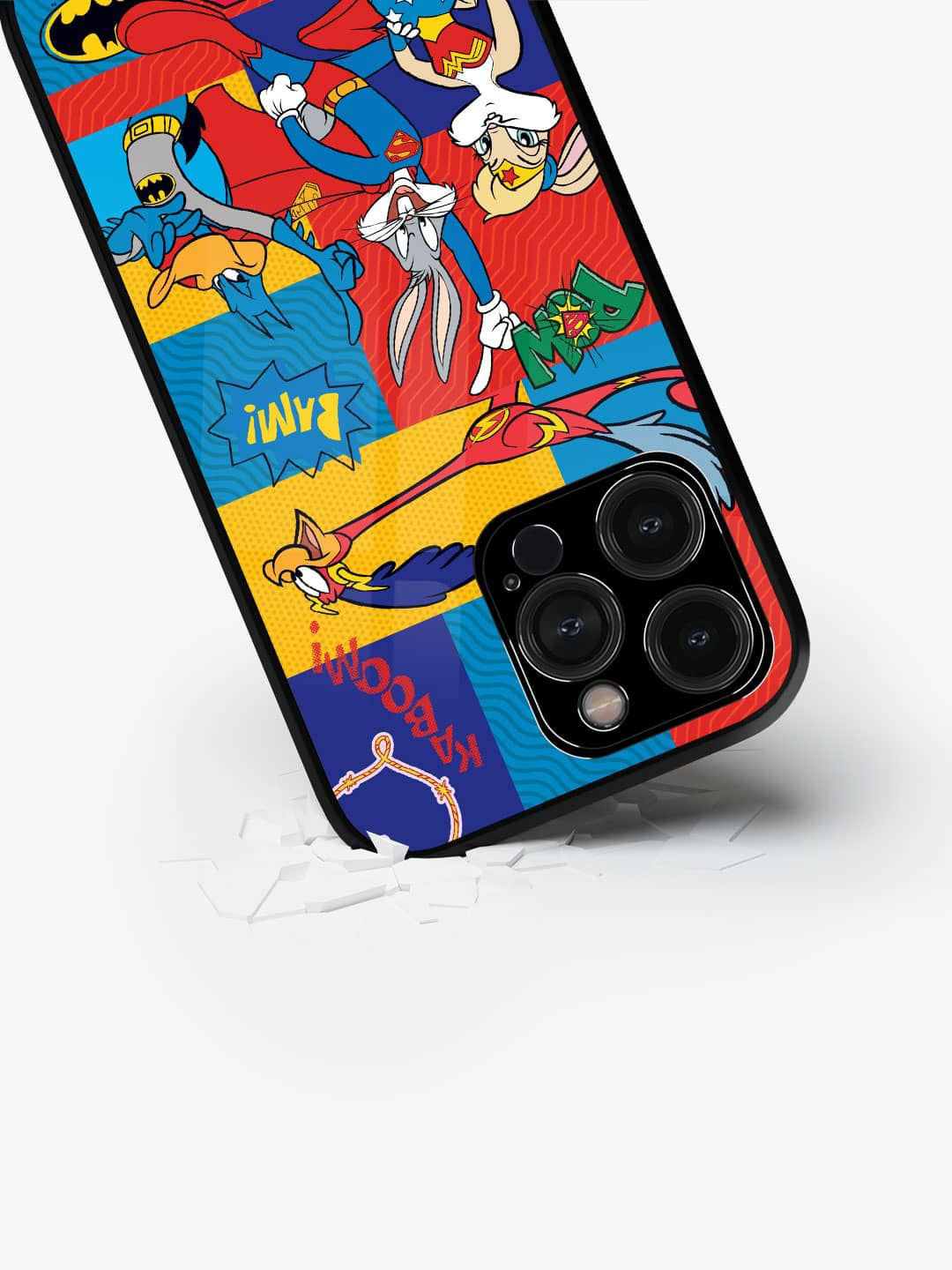 

macmerise Cartoon Characters Printed iPhone 15 Pro Max Back Case Mobile Accessories, Blue