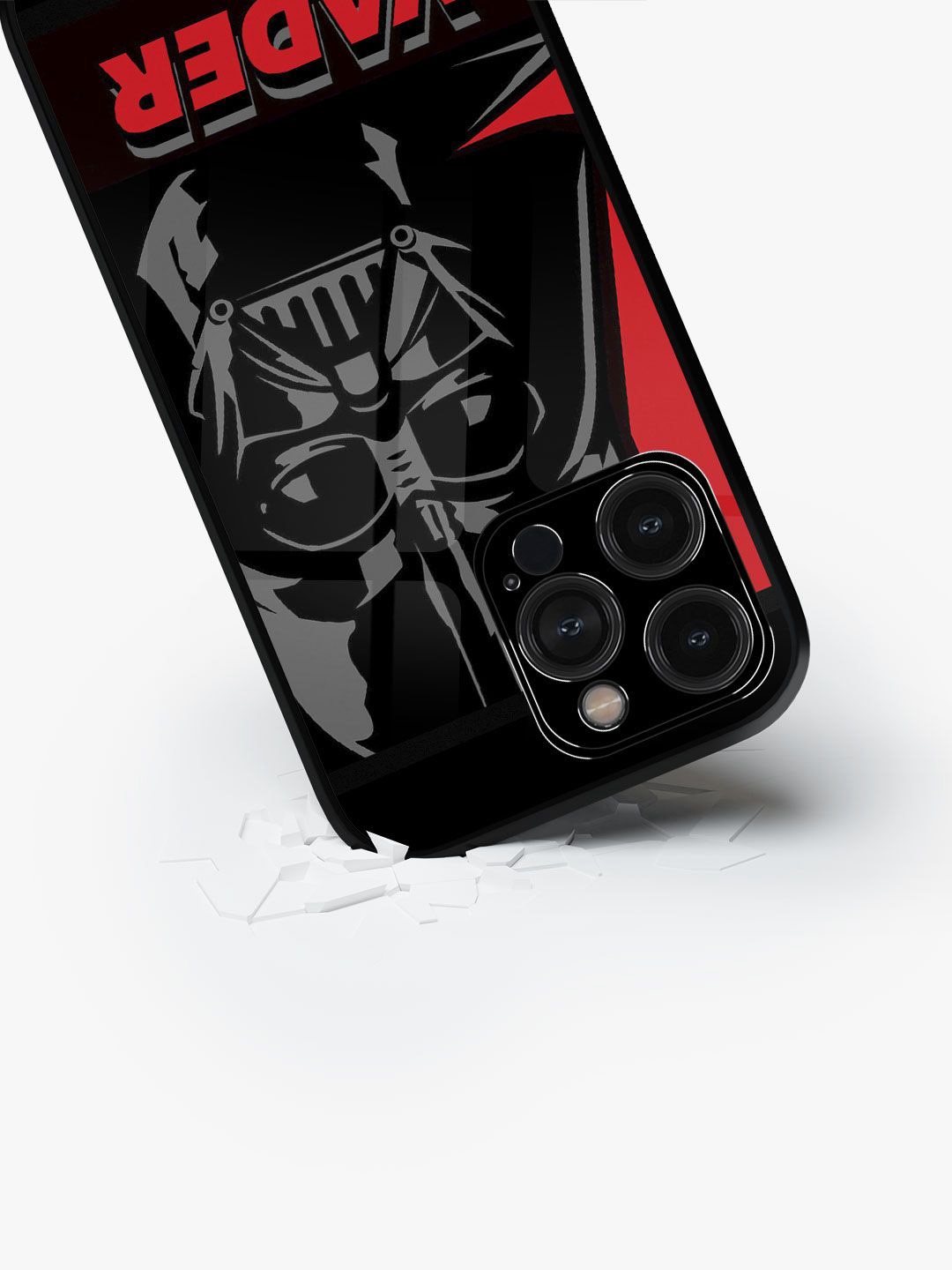 

macmerise Quirky Printed iPhone 15 Pro Max Back Case Mobile Accessories, Black
