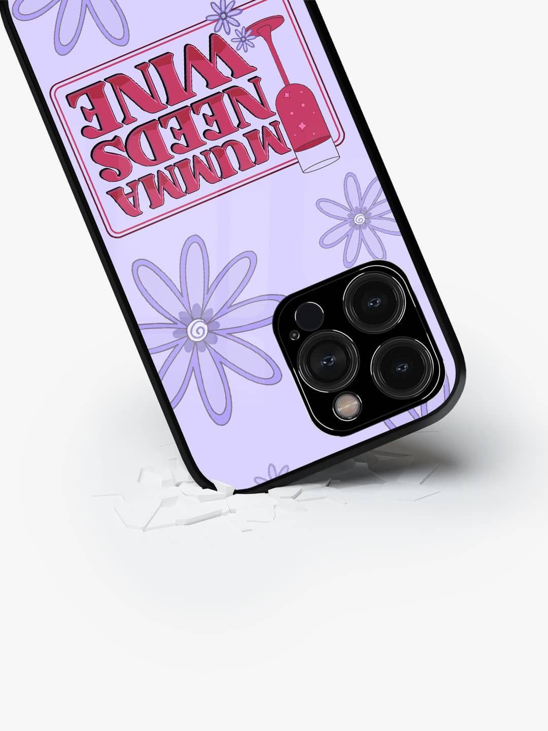 

macmerise Typography Printed iPhone 15 Pro Max Back Case Mobile Accessories, Purple