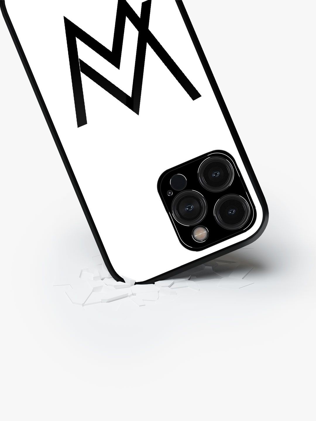 

macmerise Quirky Printed iPhone 15 Pro Max Back Case Mobile Accessories, White
