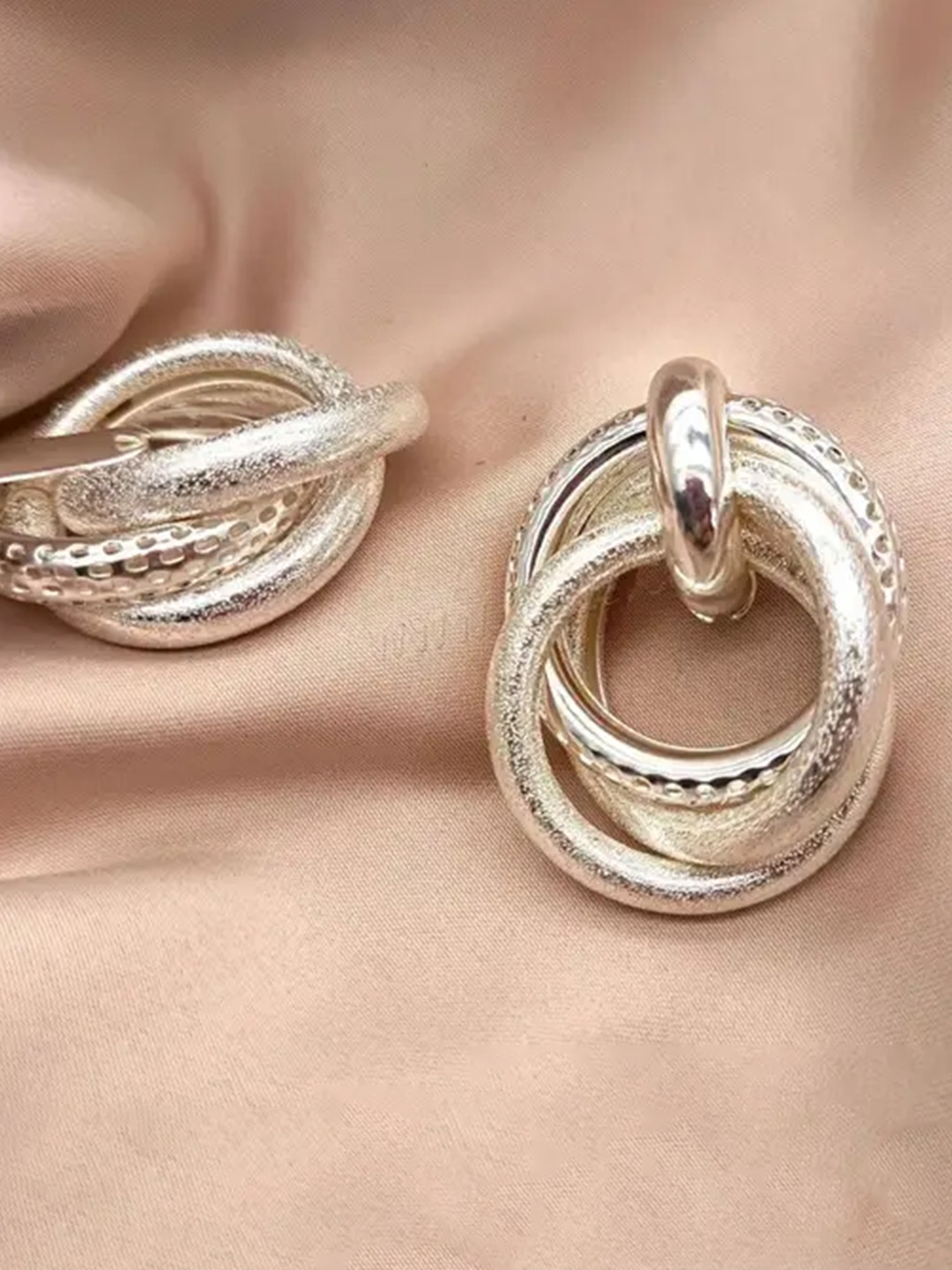 

Zoey Silver-Plated Brass Contemporary Drop Earrings