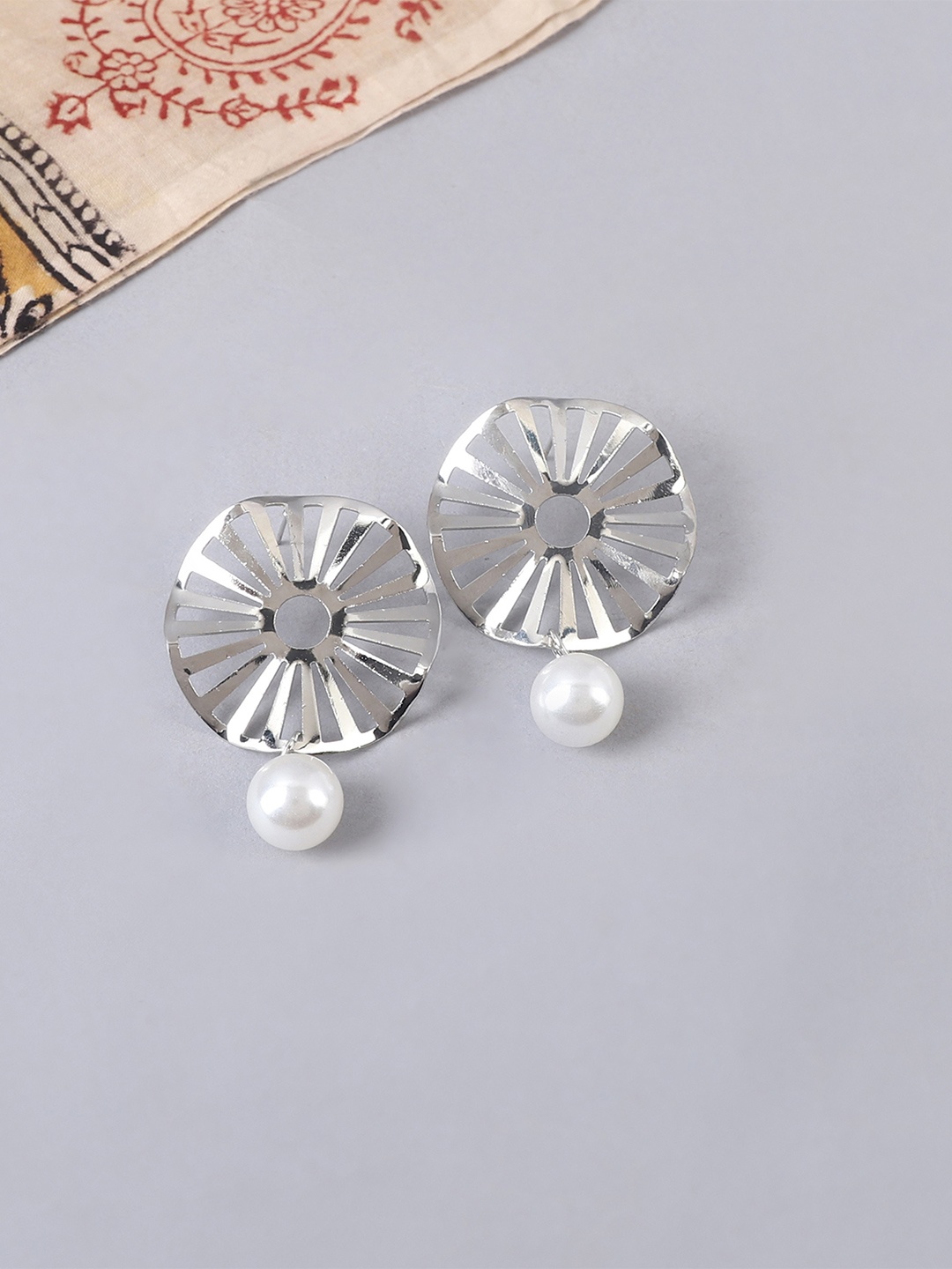 

Zoey Silver-Plated Sterling Silver Contemporary Drop Earrings