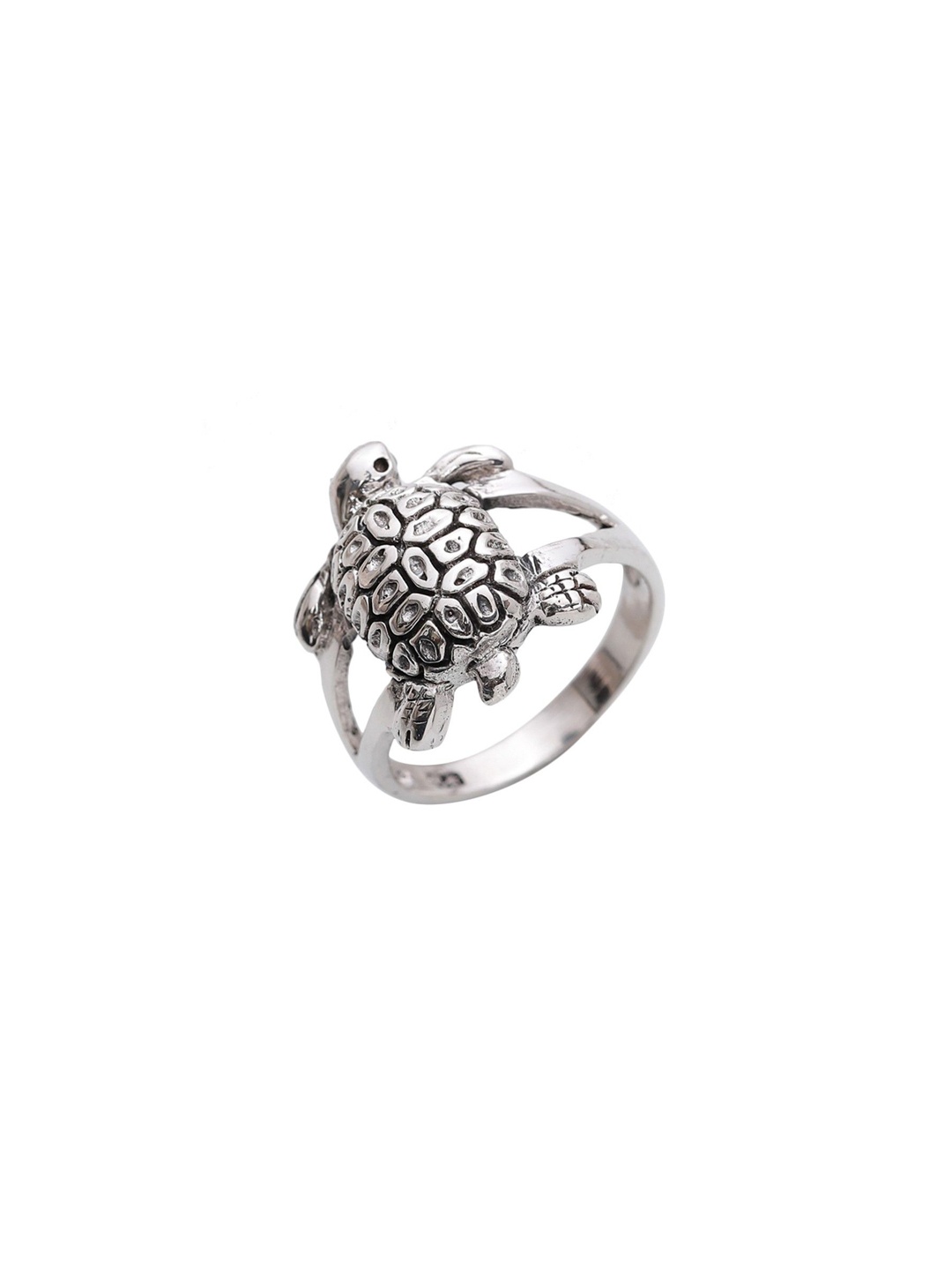 

Exotic India Sterling Silver Tortoise Ring