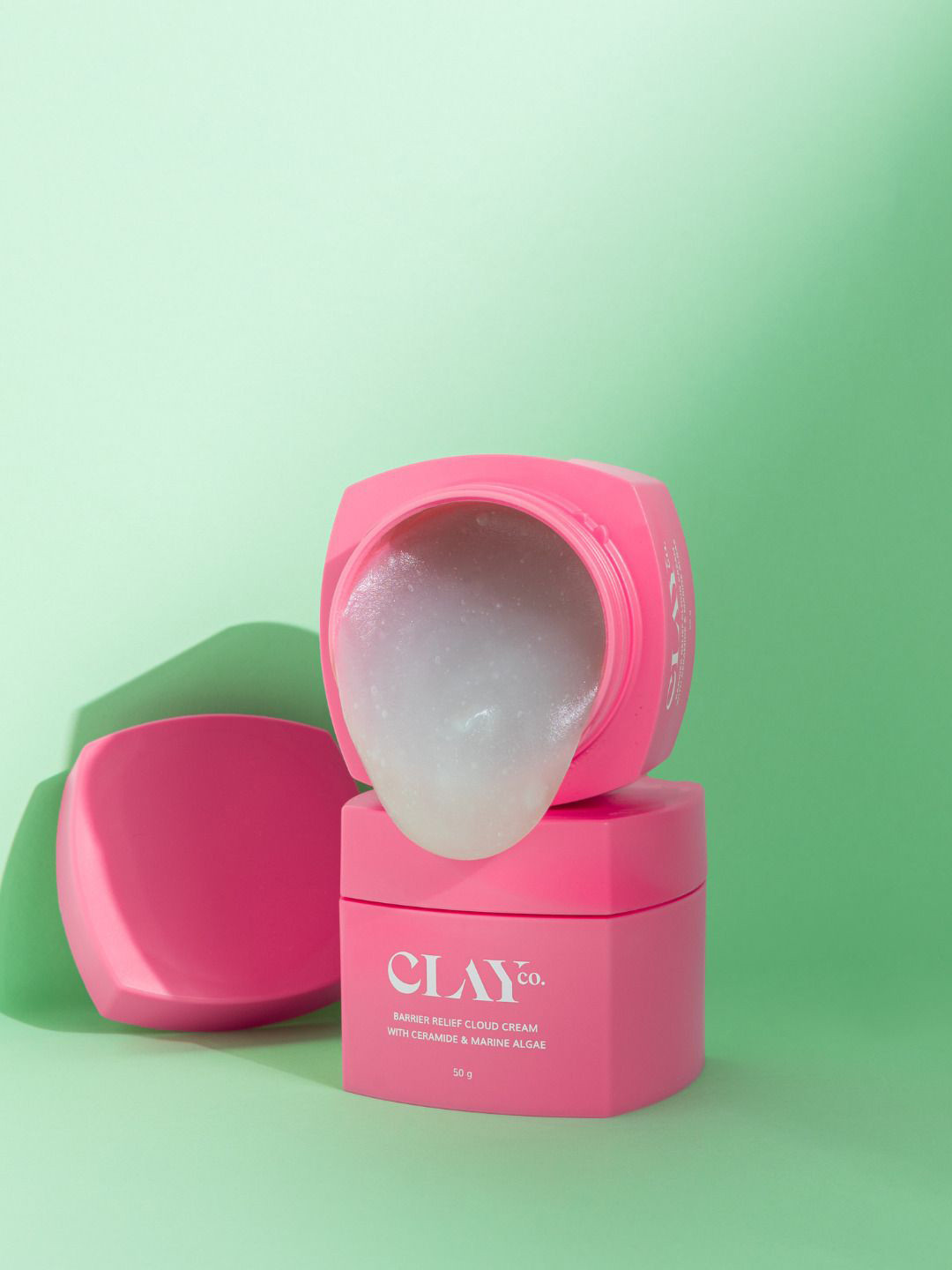 

CLAYco. Barrier Relief Cloud Cream with Ceramides & Marine Algae - 50 g, Blue