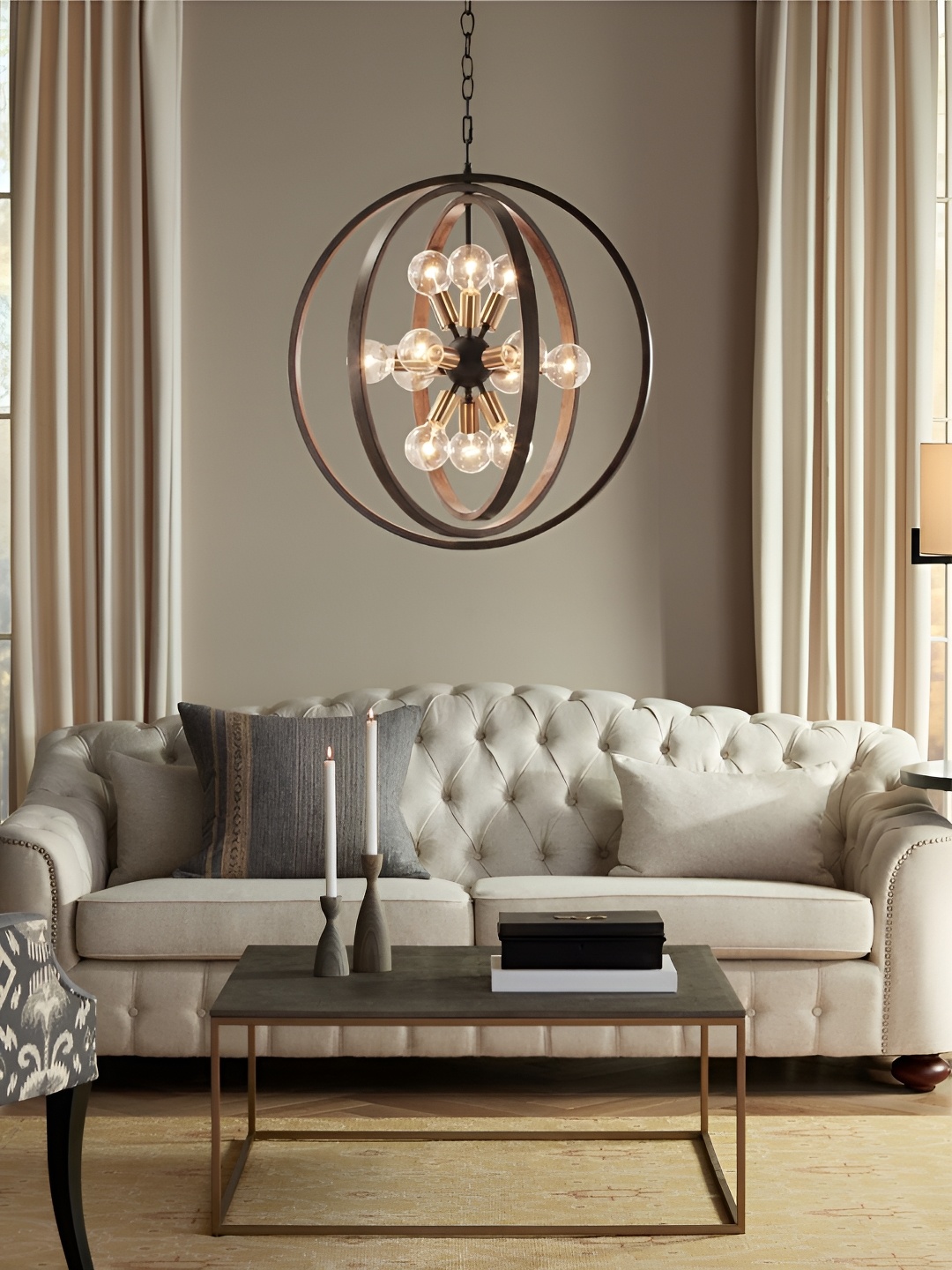 

The Art House Gold-Toned & Transparent Textured Aluminium Contemporary Ceiling Lamp