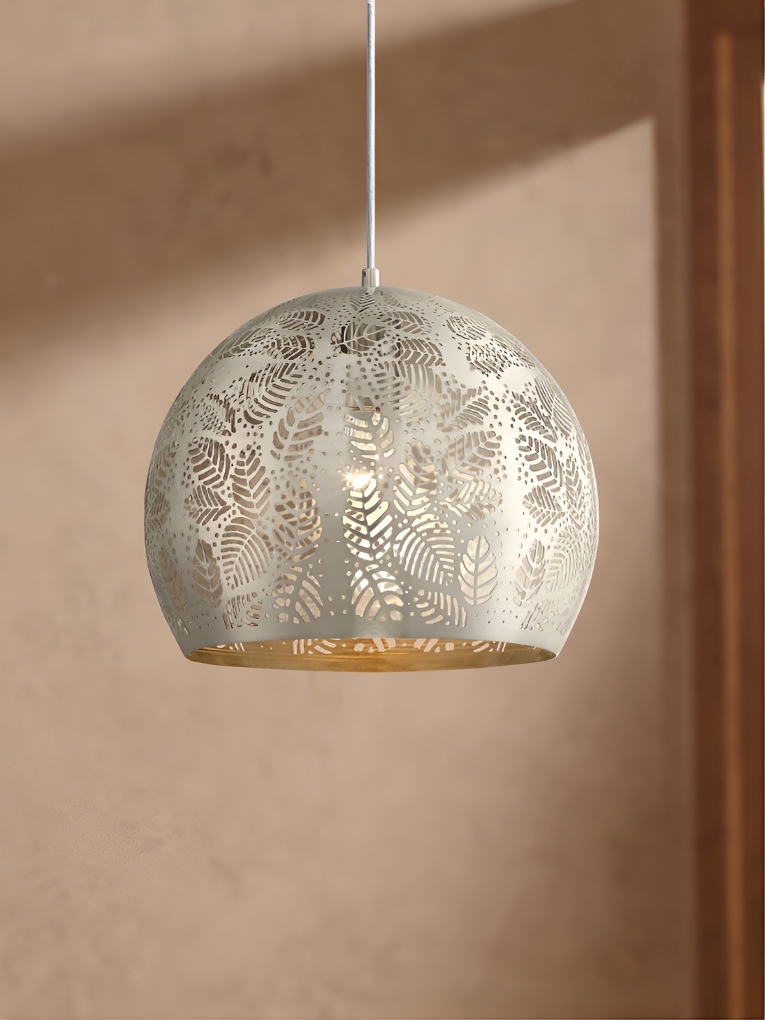 

The Art House White Textured Moroccan Mini Pendant Contemporary Ceiling Lamp