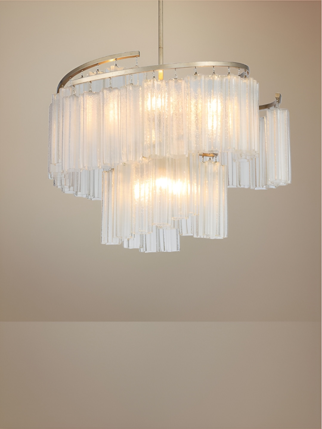 

The Art House Gold-Toned & Transparent Textured Aluminium Contemporary Ceiling Lamp