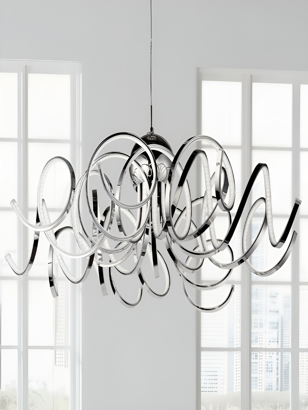 

The Art House Grey Aluminium Ceiling Lamp