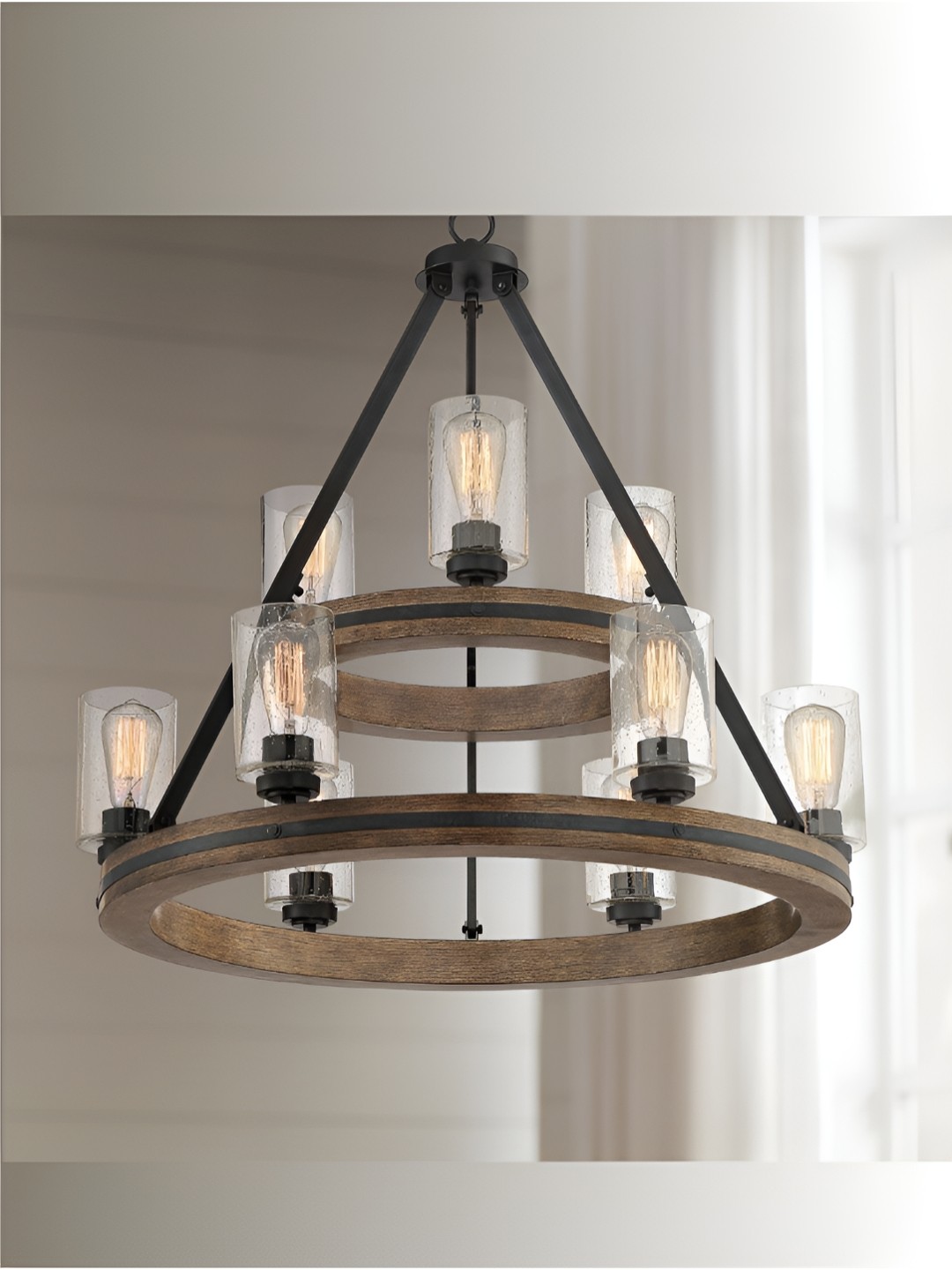 

The Art House Black & Brown Textured Aluminium Contemporary Ceiling Lamp