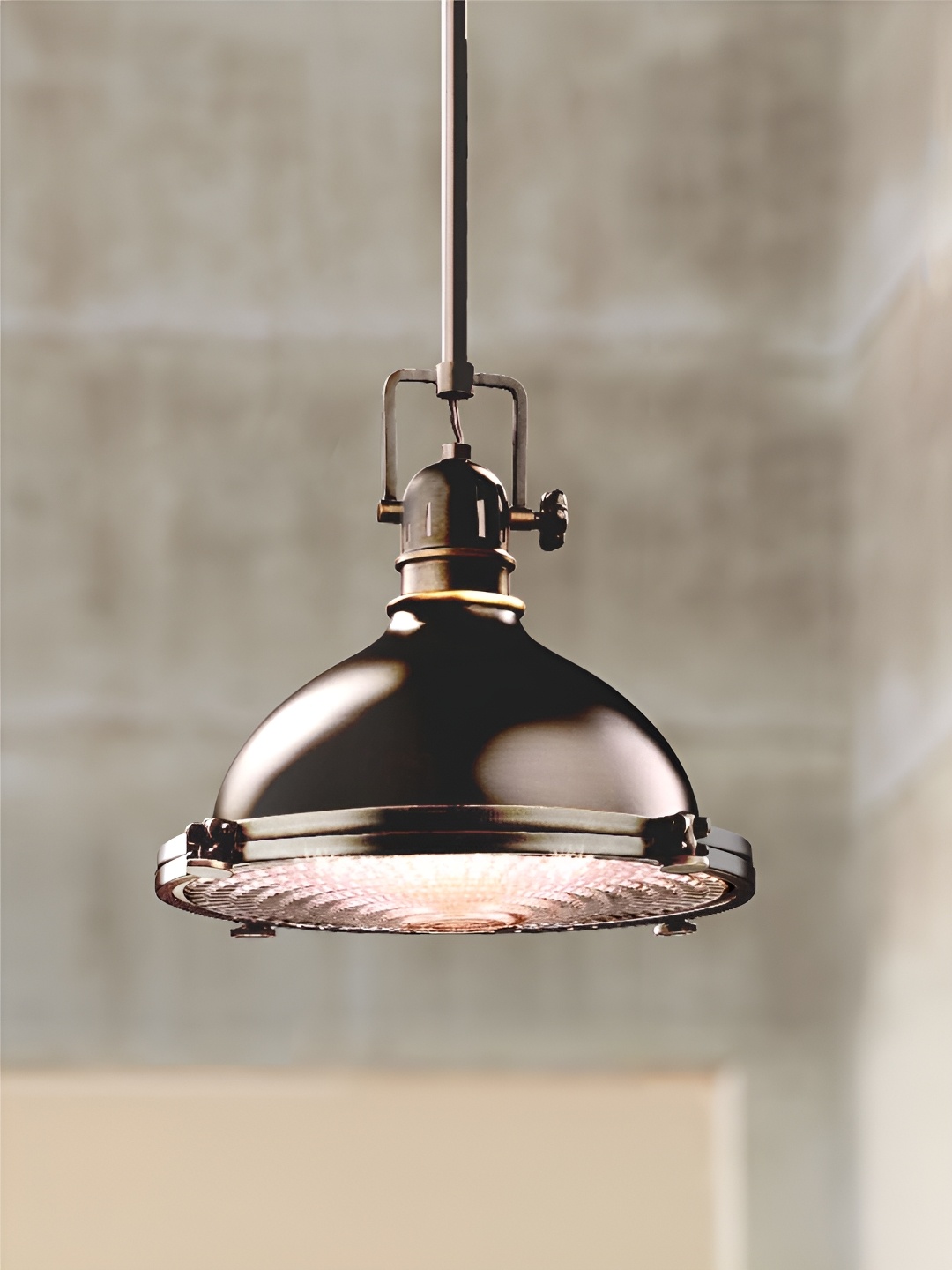 

The Art House Black Textured Aluminium Contemporary Ceiling Lamp
