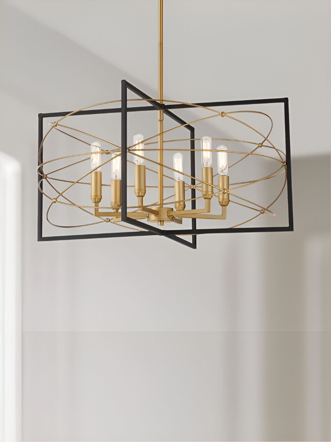 

The Art House Gold-Toned & Black Aluminium Ceiling Lamp