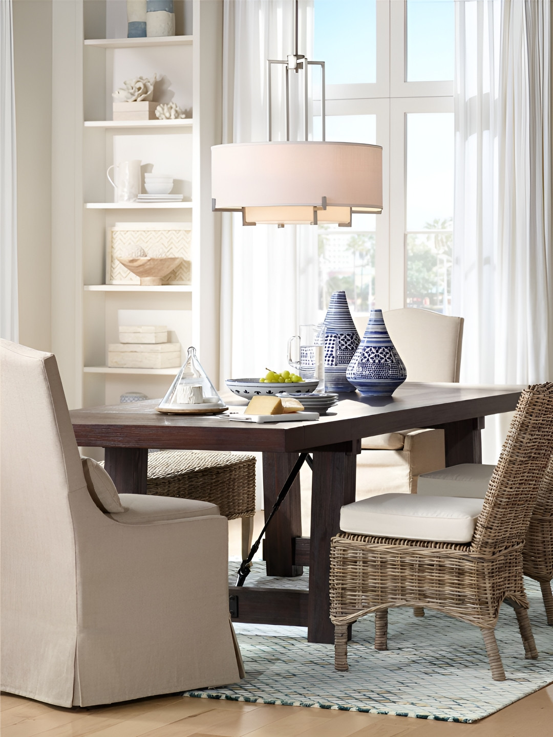 

The Art House White & Silver-Toned Aluminium Ceiling Lamp