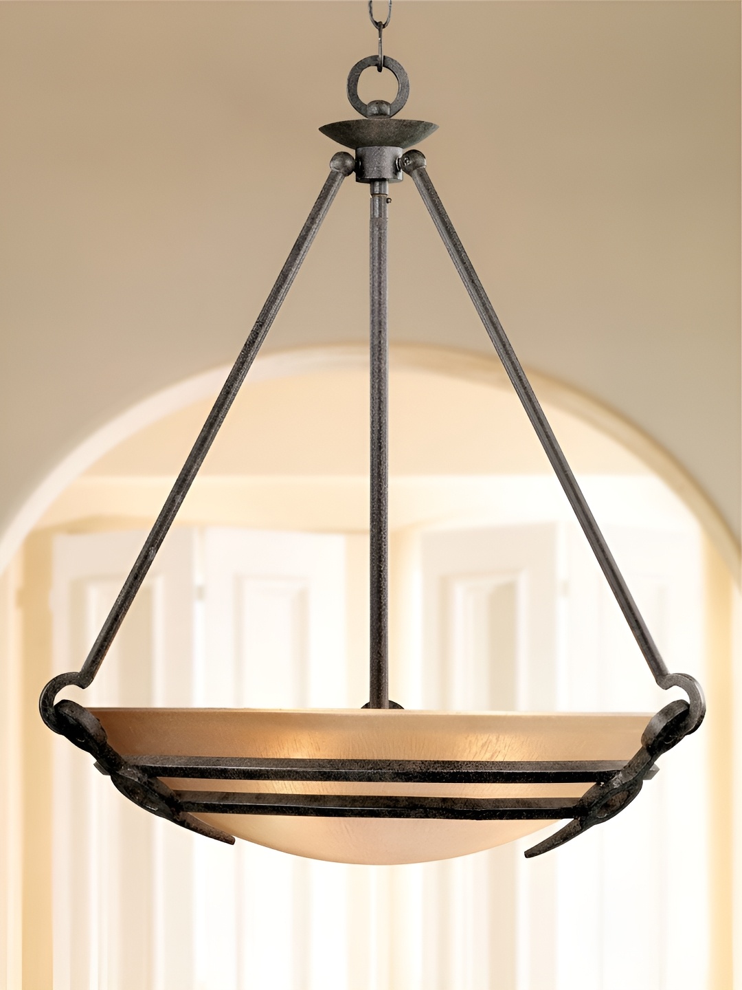 

The Art House Gold-Toned & Black Aluminium Ceiling Lamp
