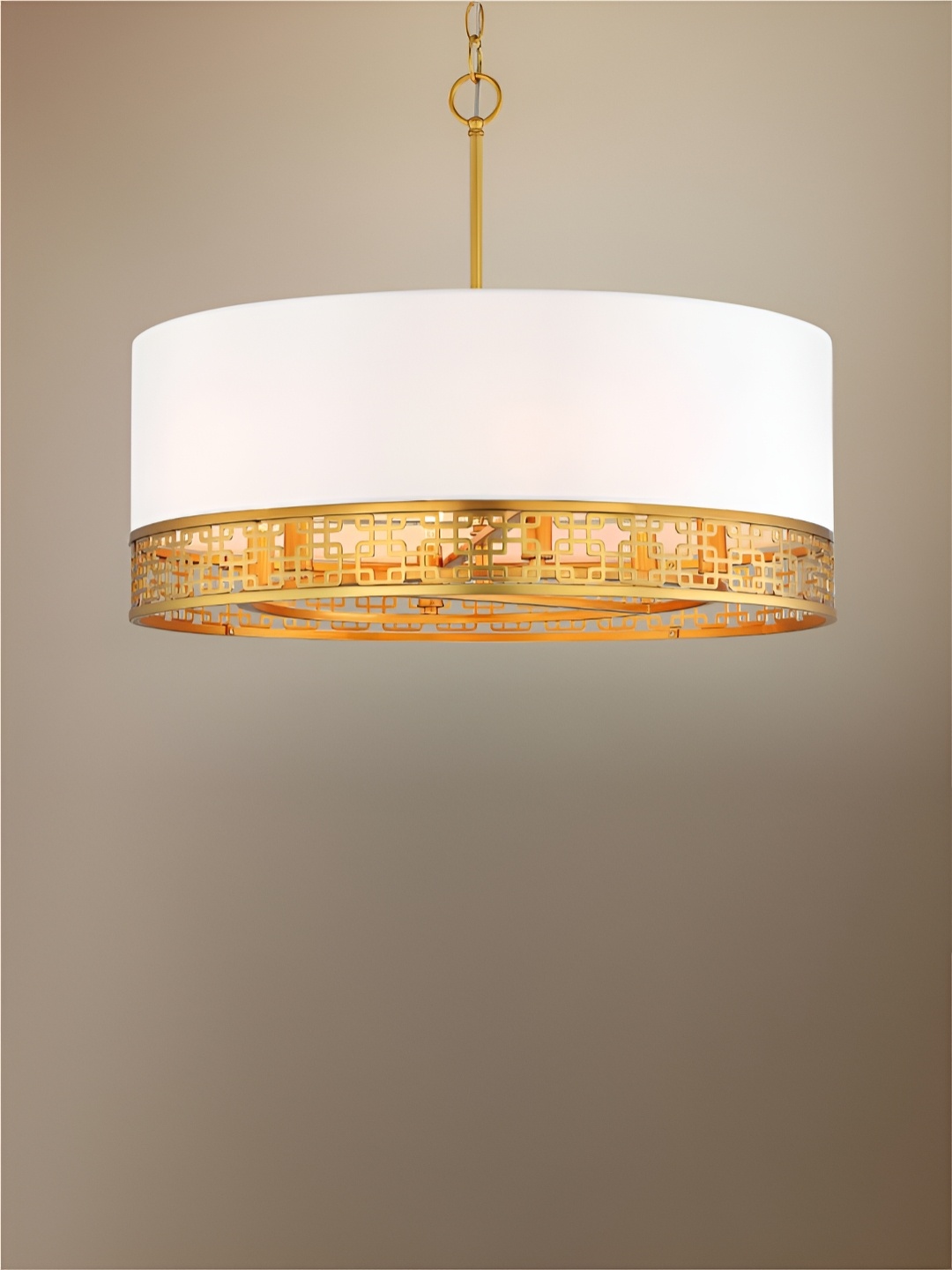 

The Art House Gold Toned & White Textured Aluminium Contemporary Ceiling Lamp