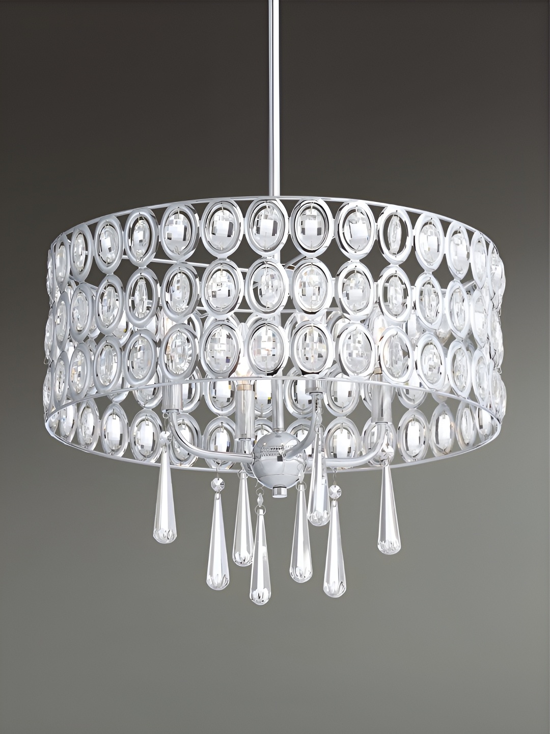 

The Art House Grey Textured Aluminium Ceiling Lamp