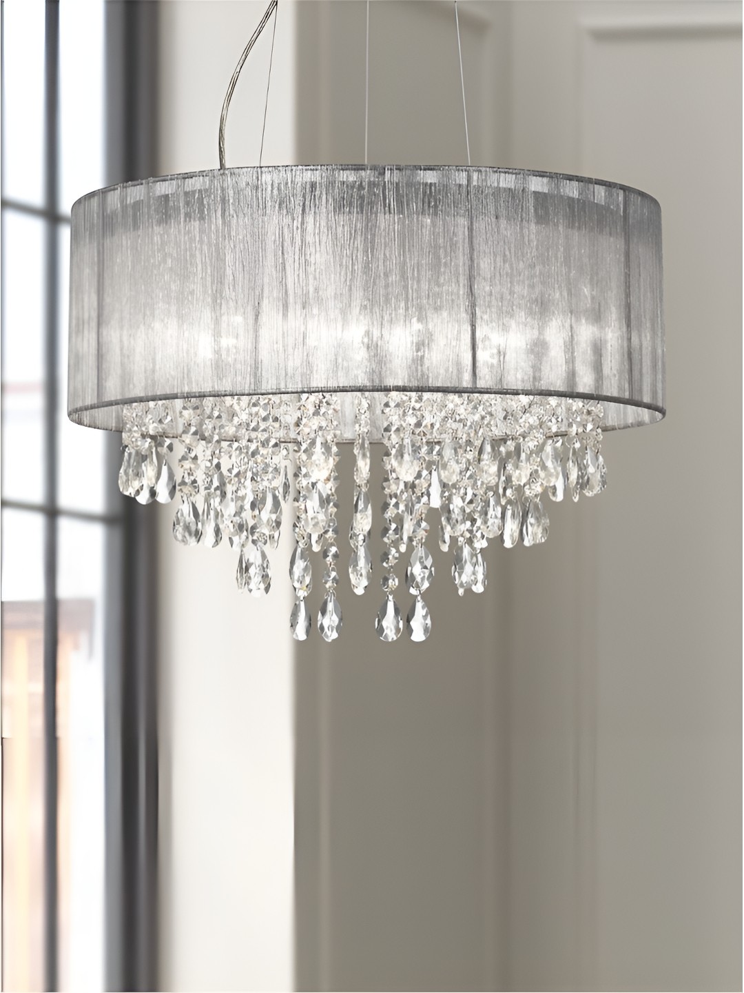 

The Art House Silver-Toned Aluminium Ceiling Lamp