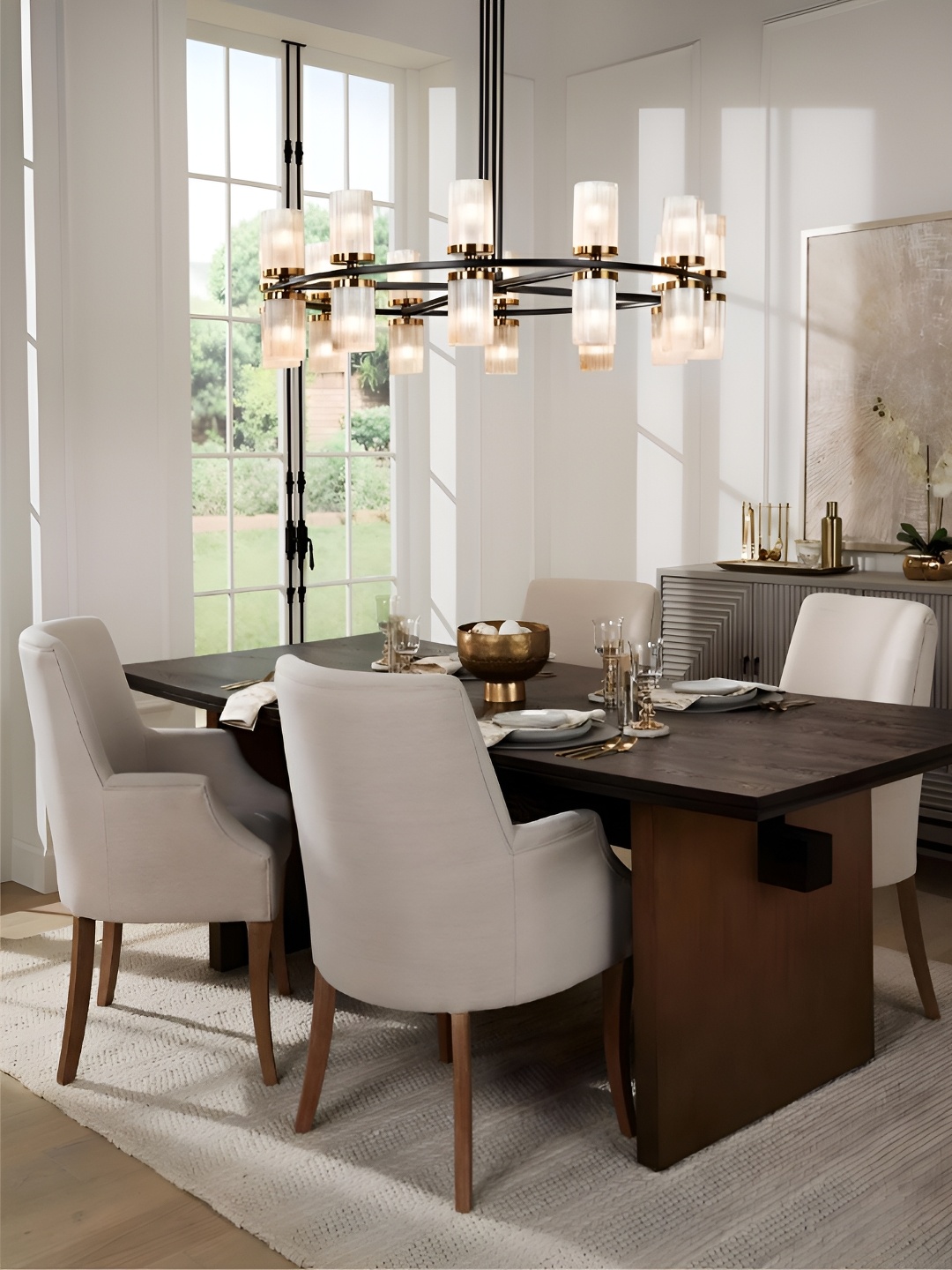 

The Art House Black & Transparent Textured Aluminium Abstract Shaped Ceiling Lamp